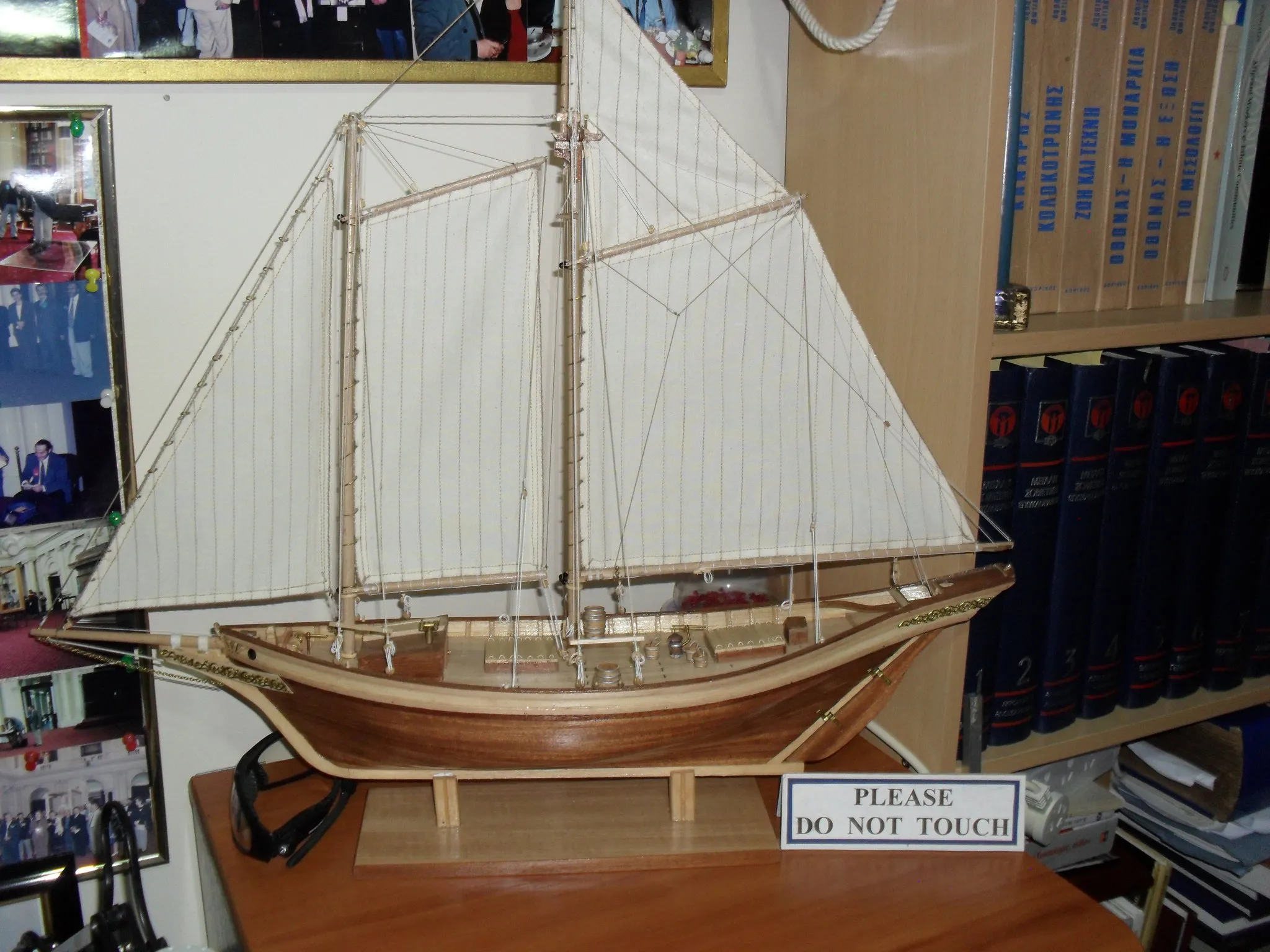 The Schooner Dove: Full view