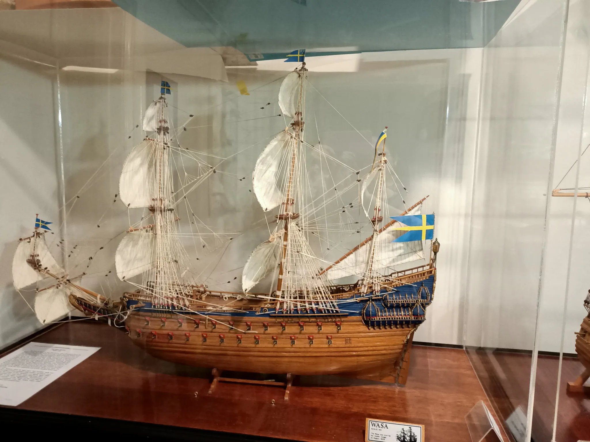The Vasa: In its display case