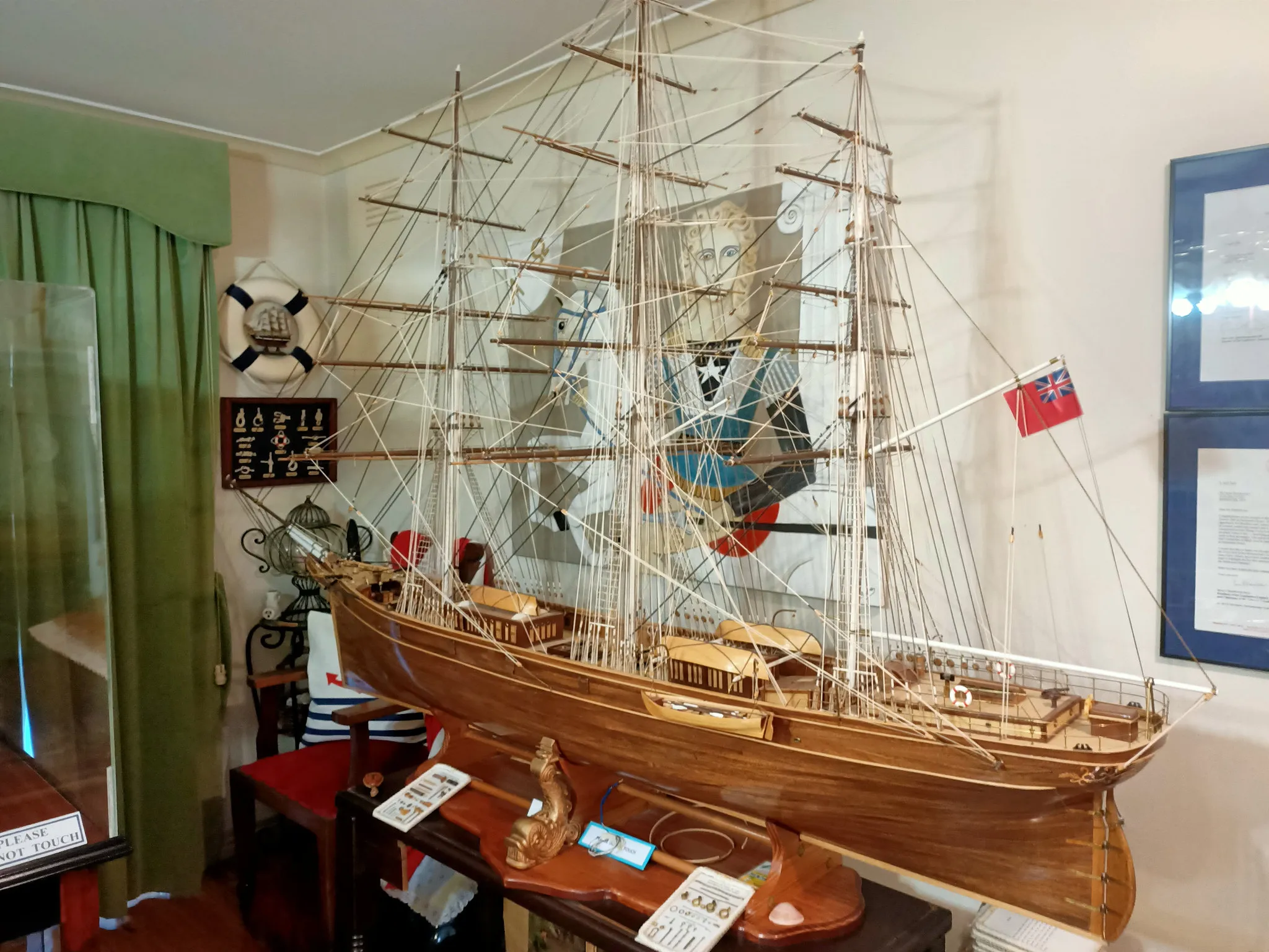 The Cutty Sark: The large model at home