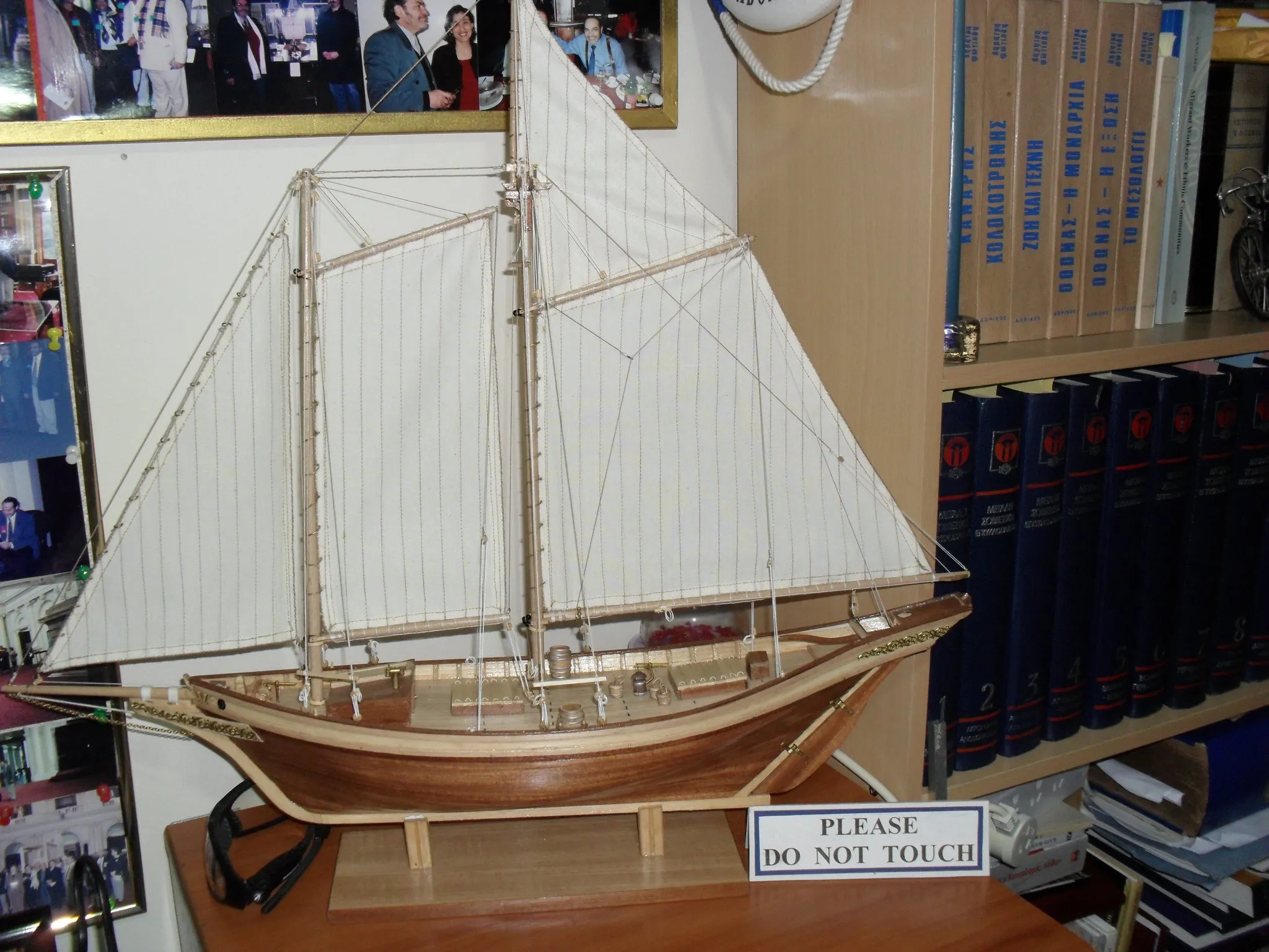 The Schooner Dove: Full view