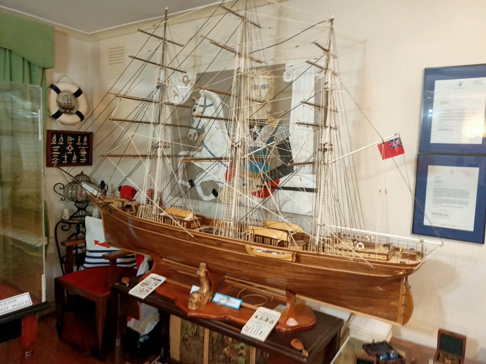 The Cutty Sark: The large model at home