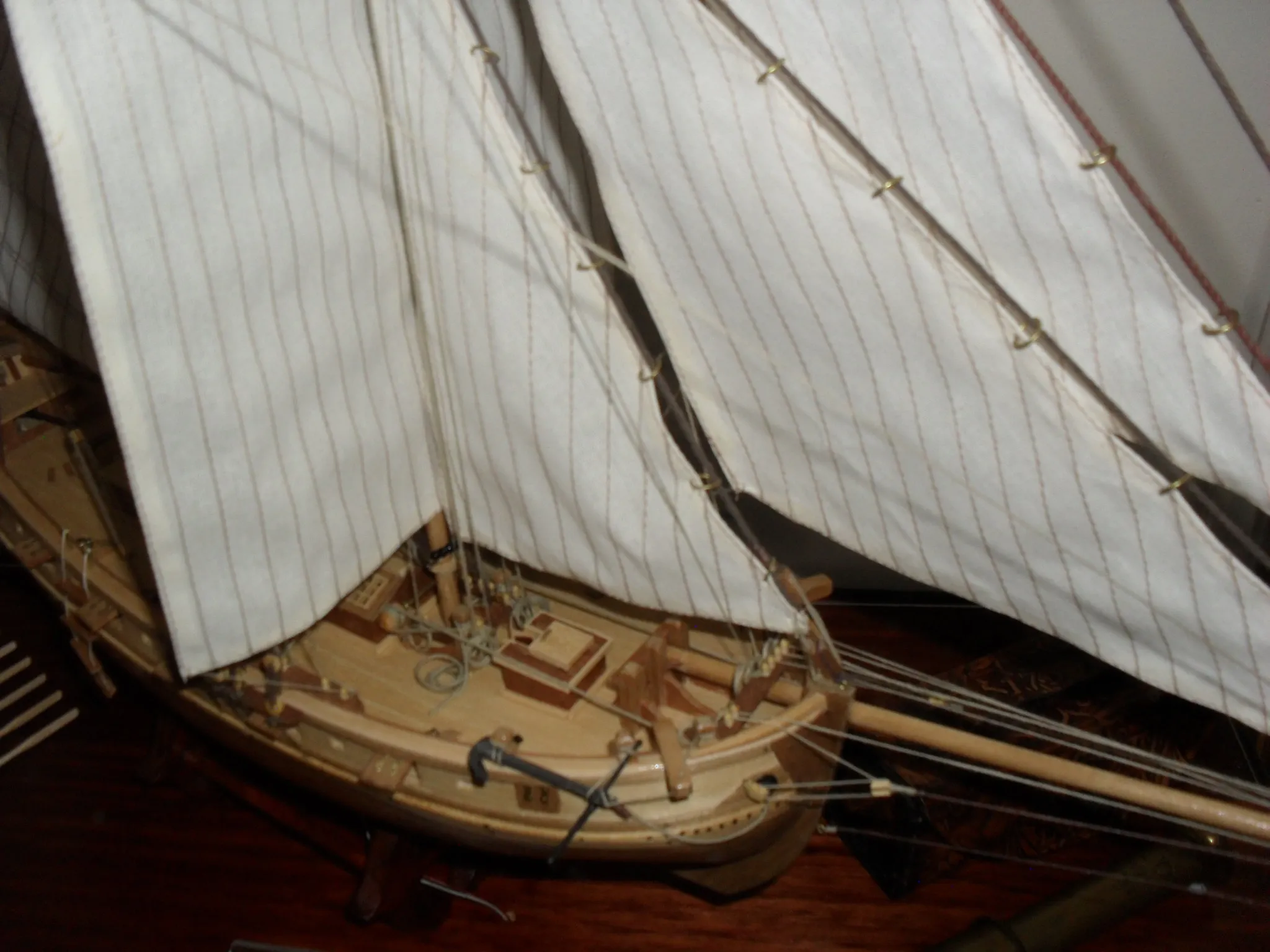 Le Renard: Deck and sails