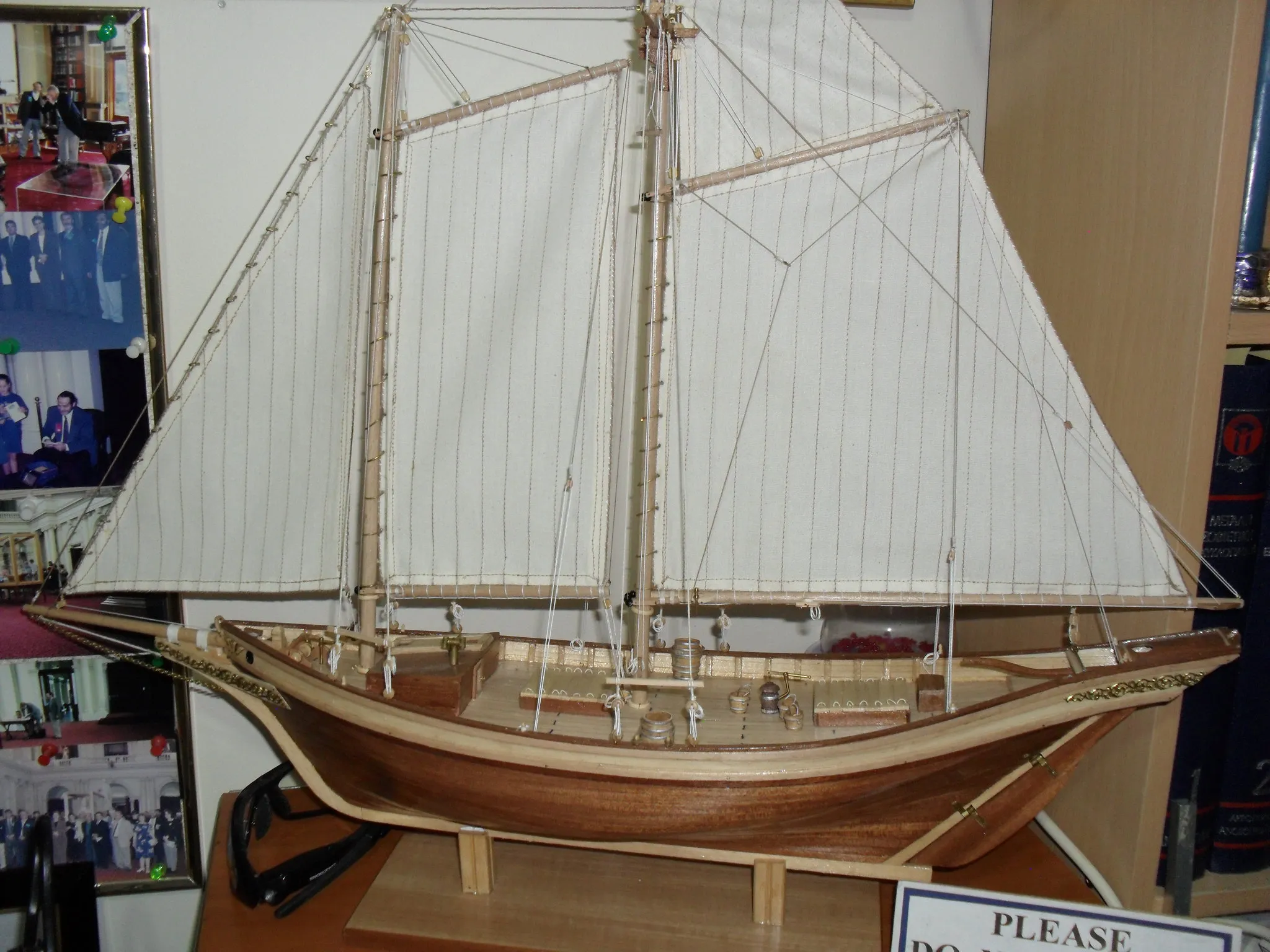 The Schooner Dove: Full view