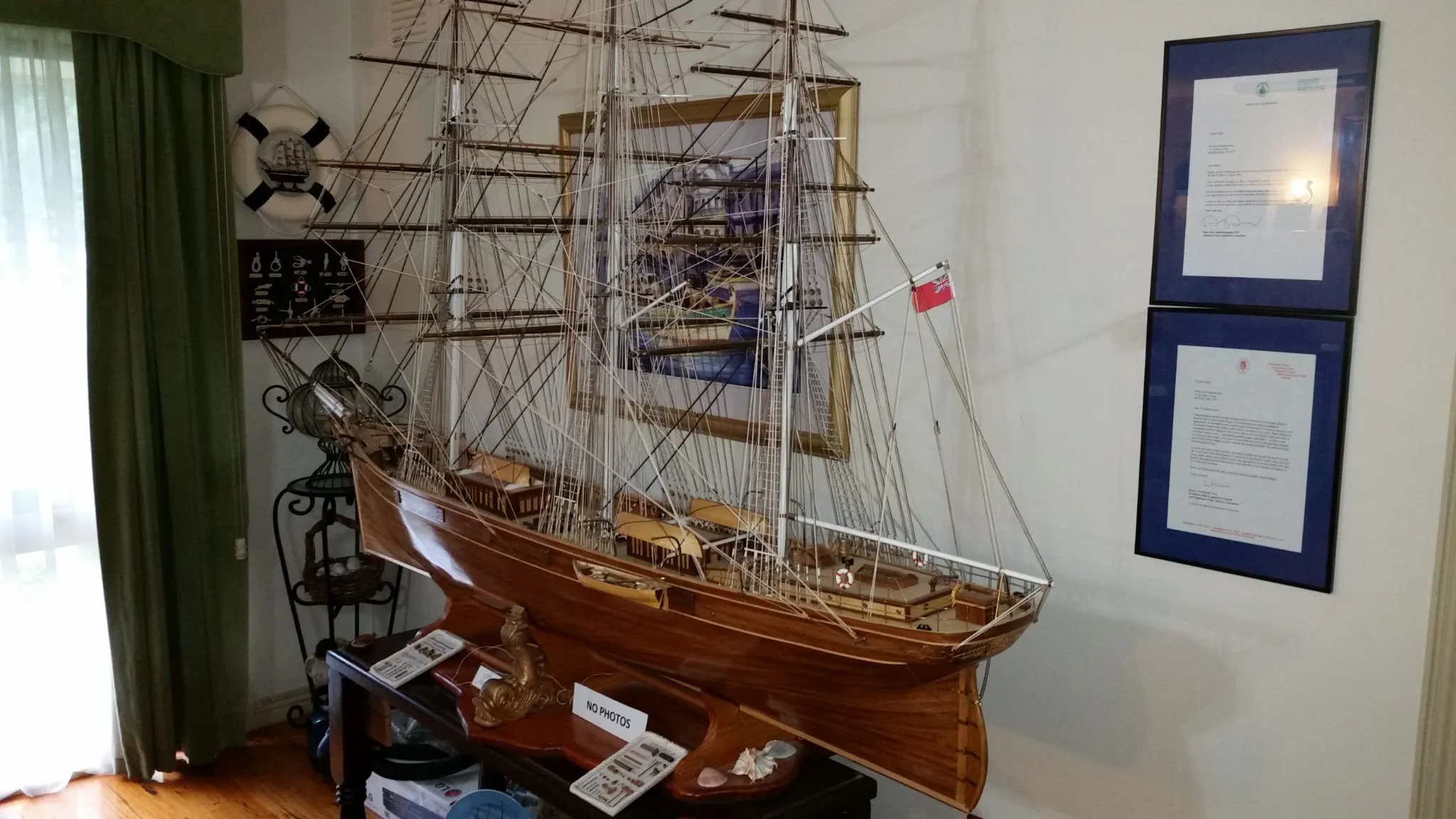 The Cutty Sark: The large model at home