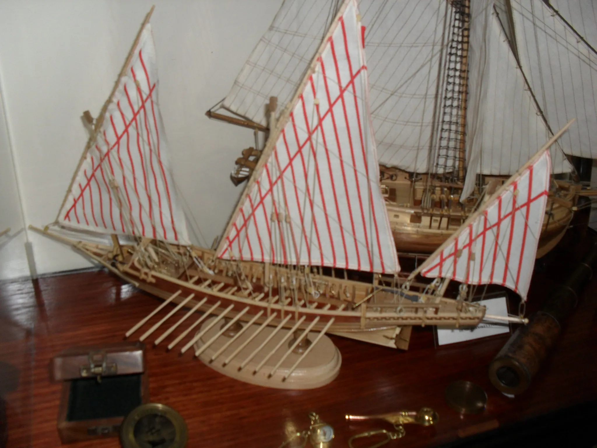 The Greek Galliot: Bow view