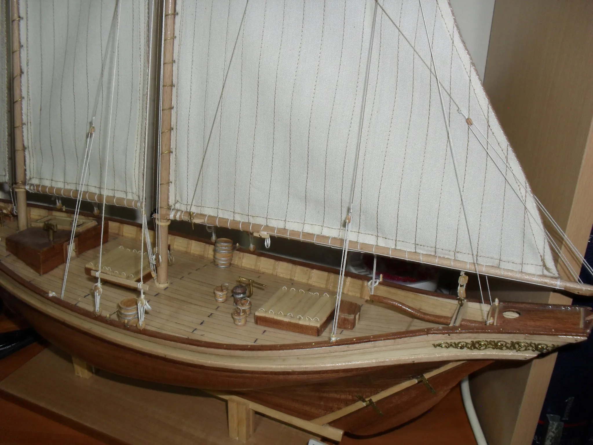 The Schooner Dove: Deck
