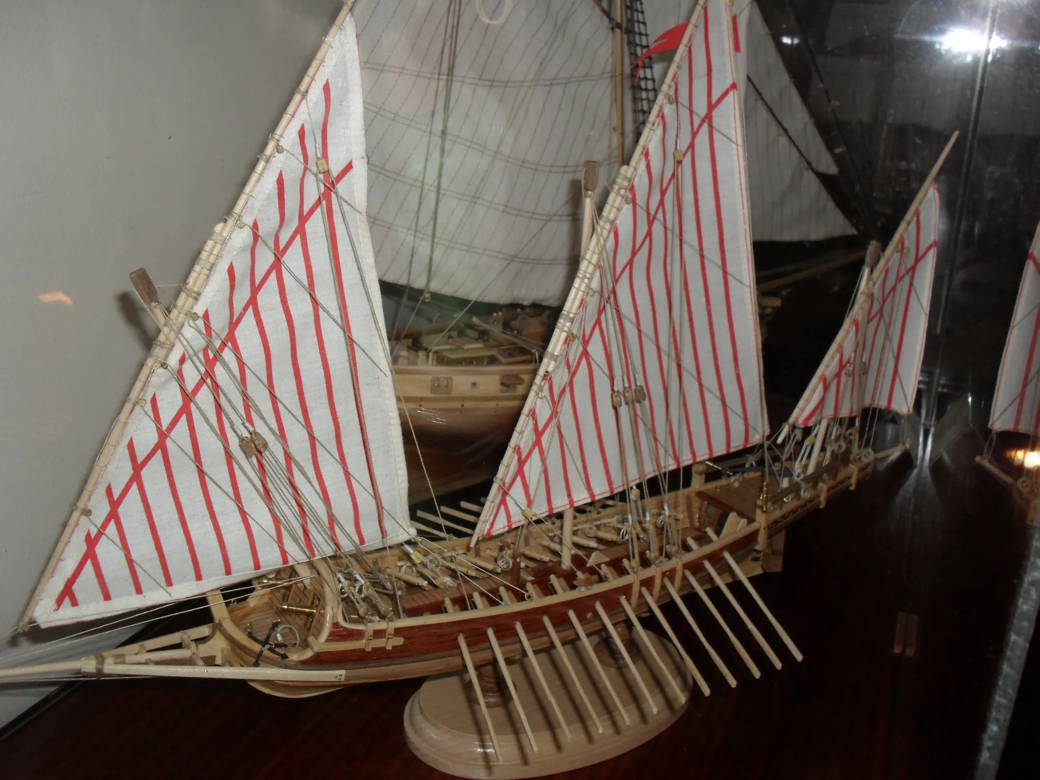 The Greek Galliot: In its display case