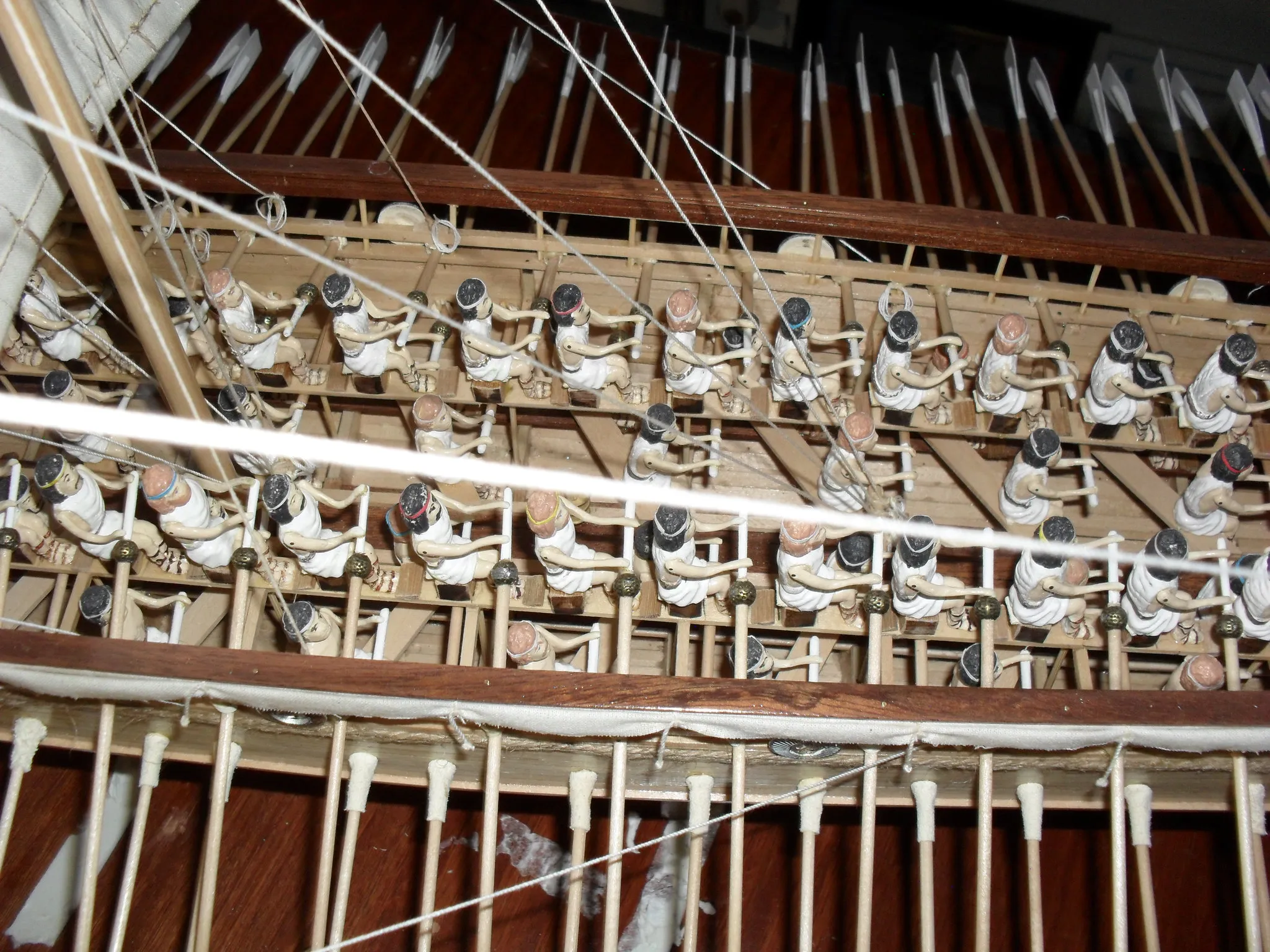 The Hekatontoros (Bireme): Rowers
