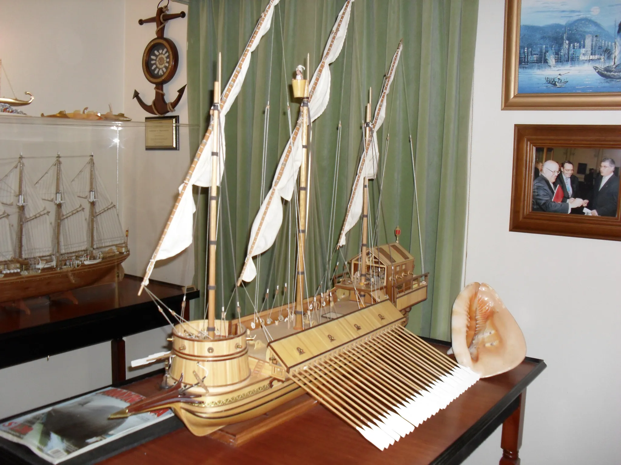 The Galleass: Three quarter view