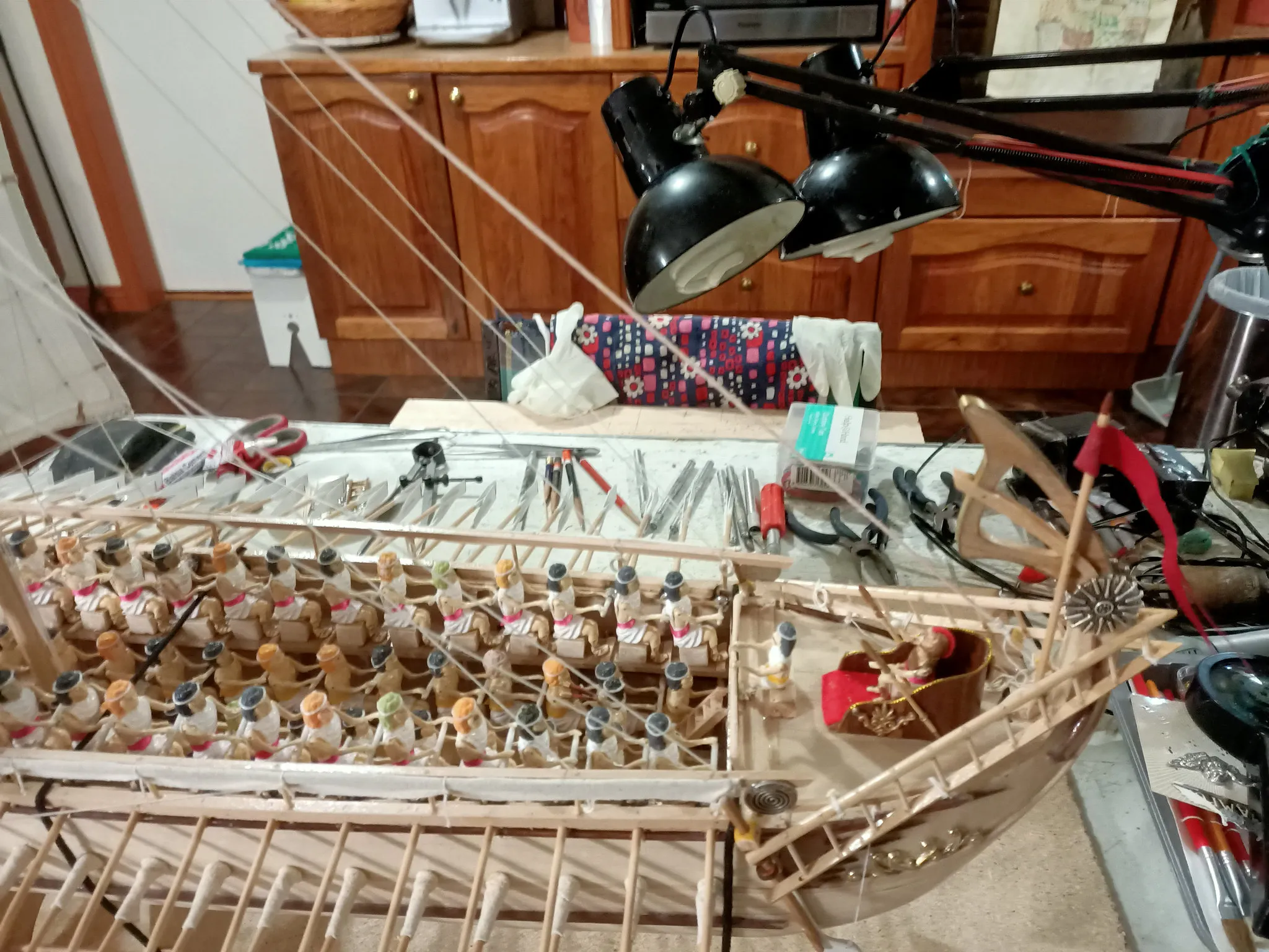 The Penteris (Work in Progress): Stern deck