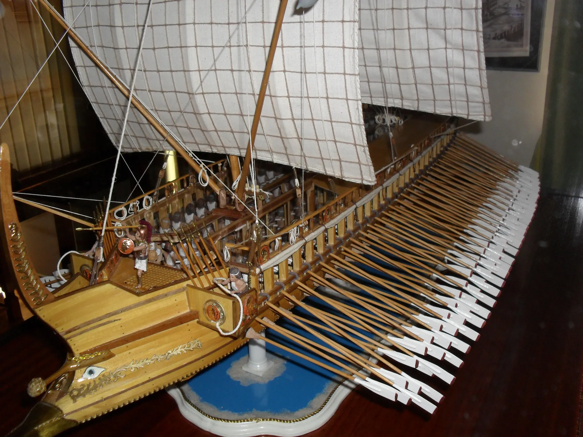 The Athenian Trireme: Bow and ram
