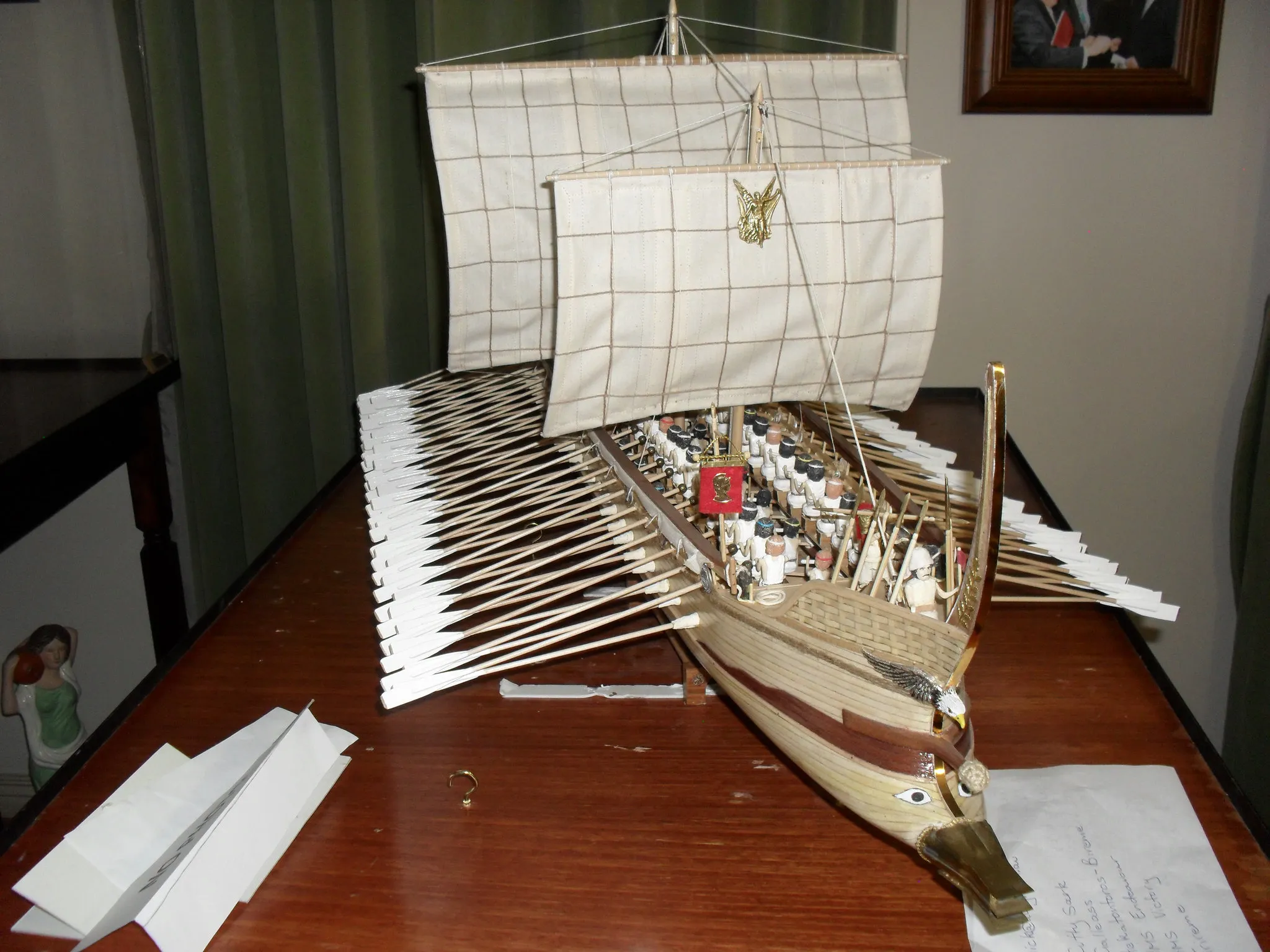 The Hekatontoros (Bireme): Bow view