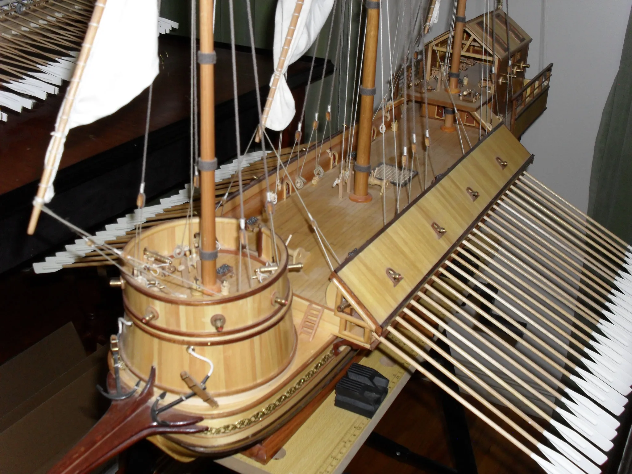 The Galleass: Deck detail