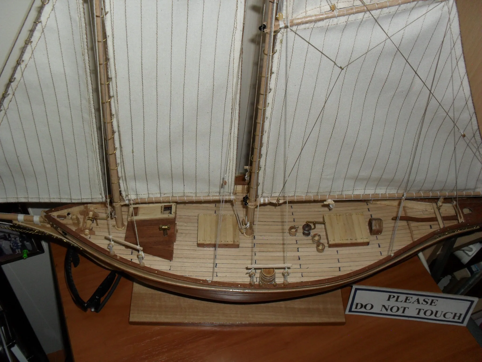 The Schooner Dove: Deck