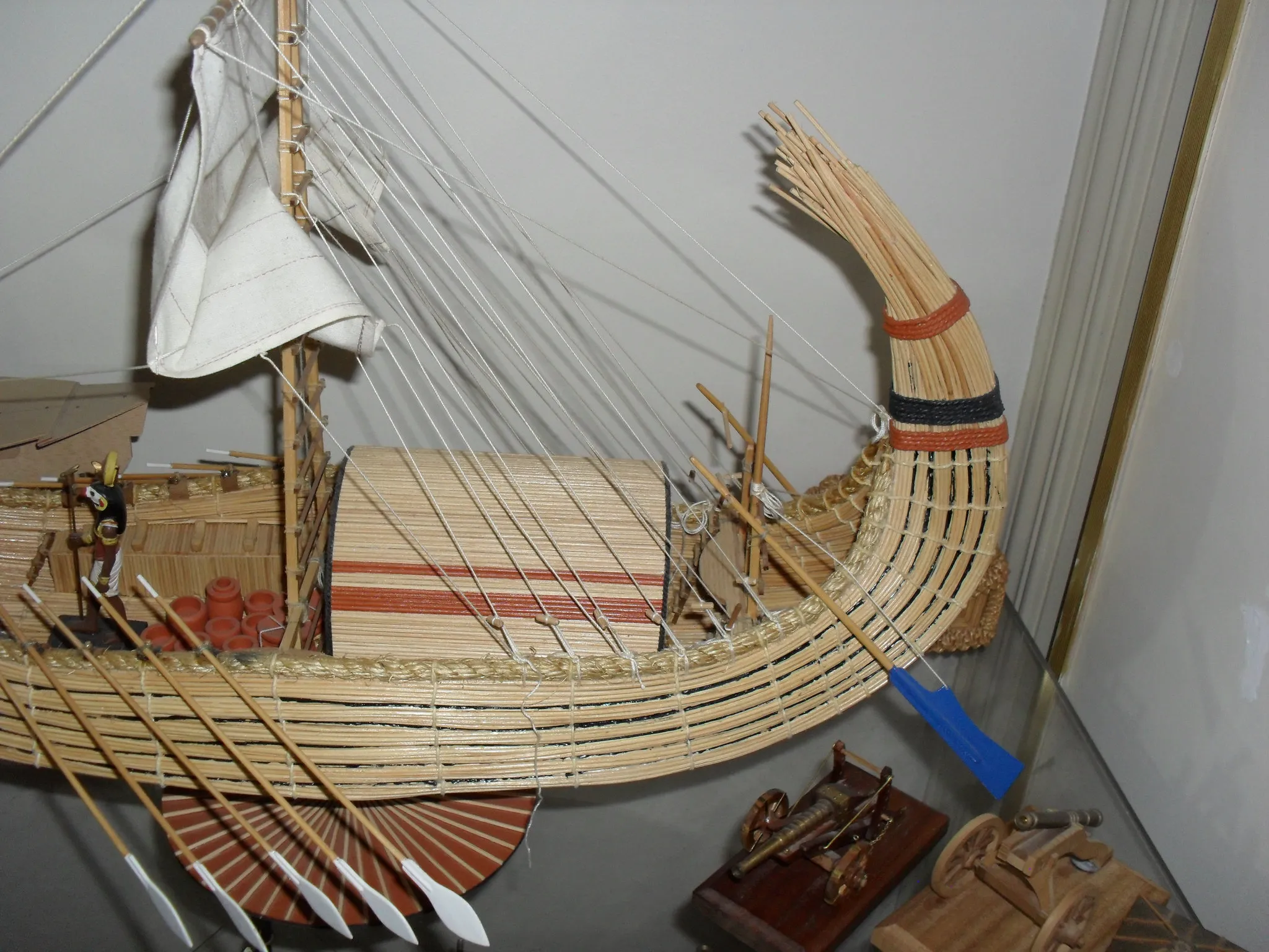 The Egyptian Ra: Reed hull detail