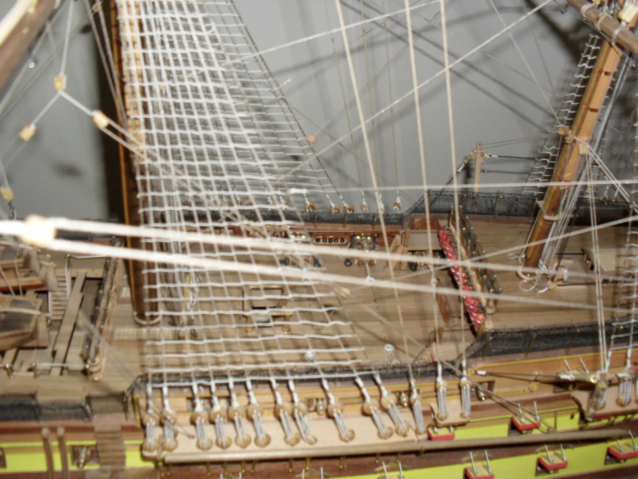 HMS Victory: Rigging and deck