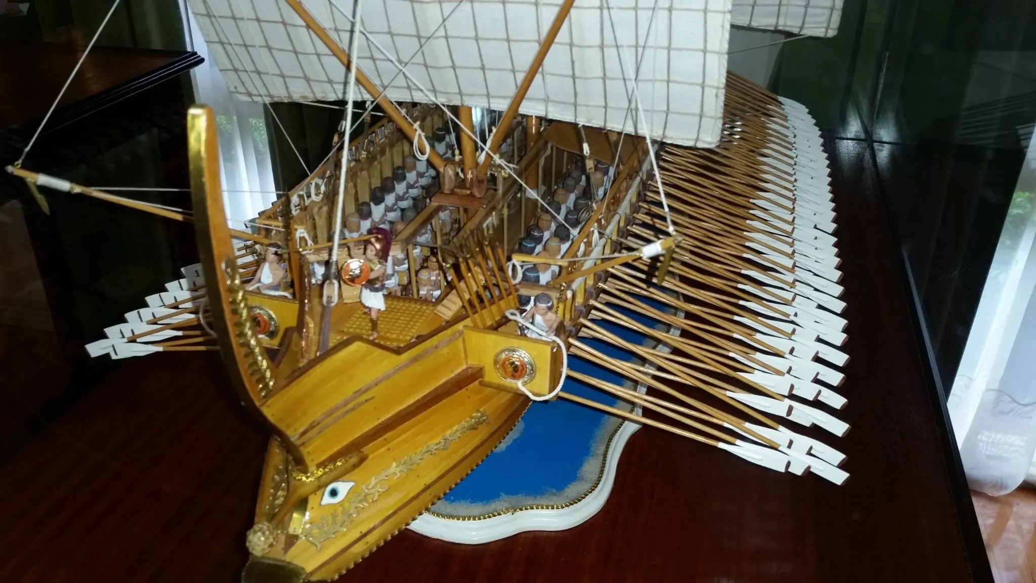 The Athenian Trireme: Bow and ram