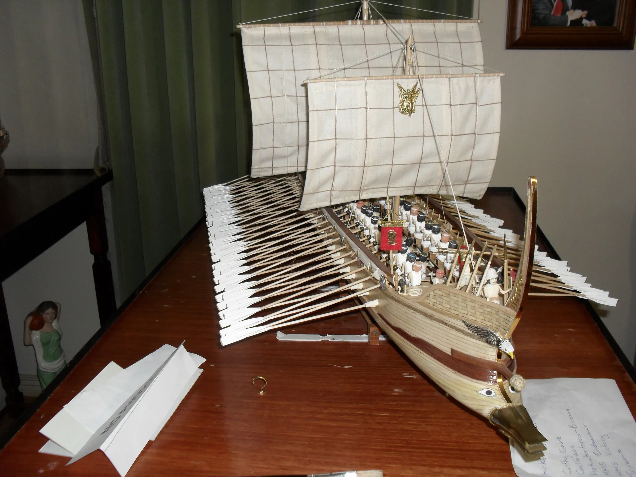 The Hekatontoros (Bireme): Bow view