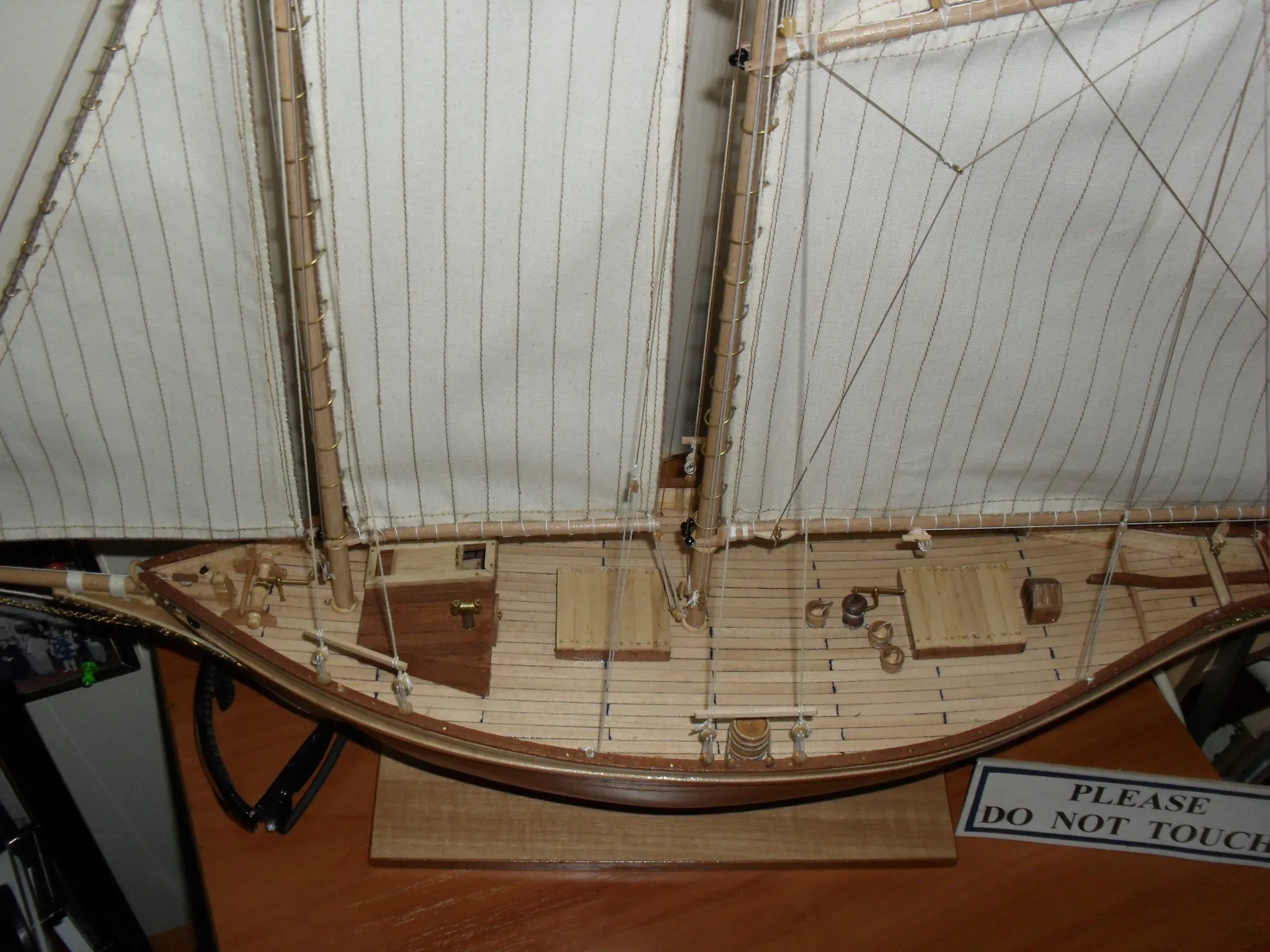 The Schooner Dove: Deck
