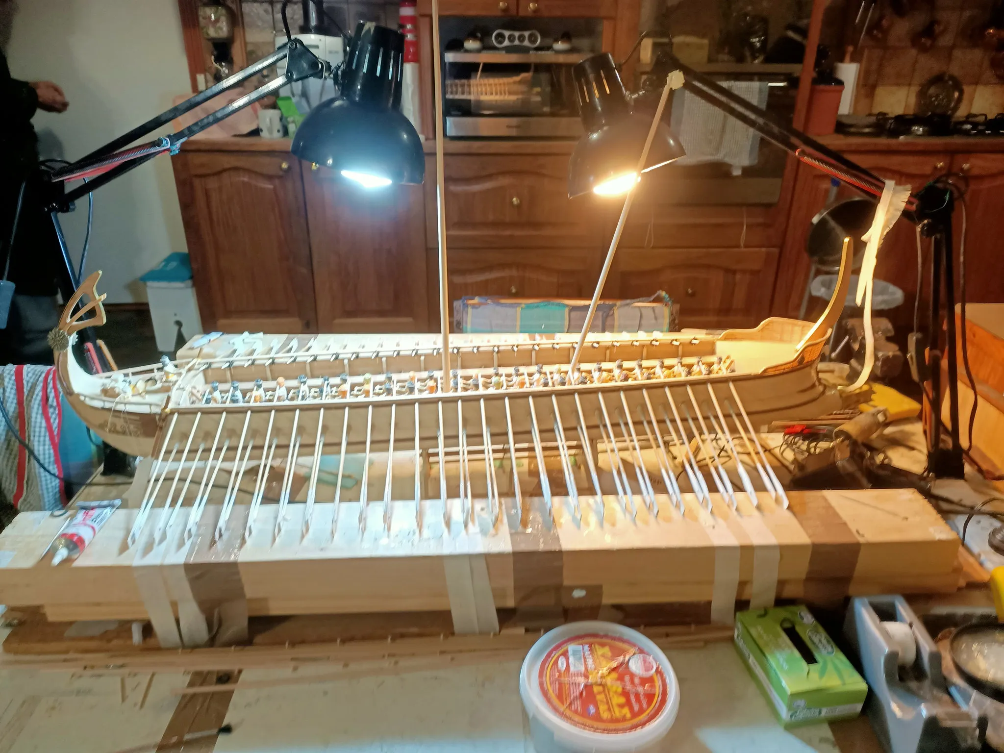 The Penteris (Work in Progress): Hull and outriggers