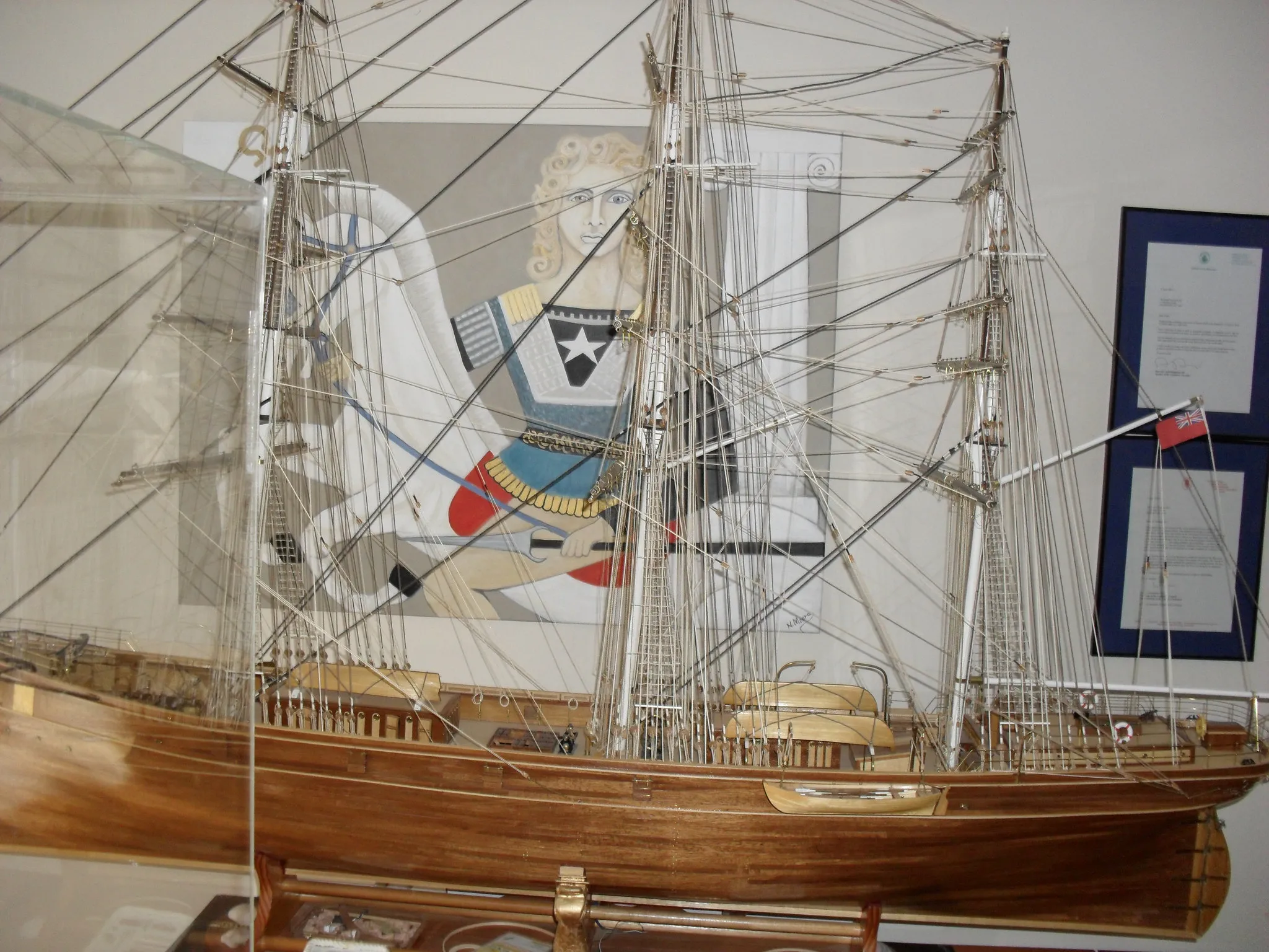 The Cutty Sark: Port side