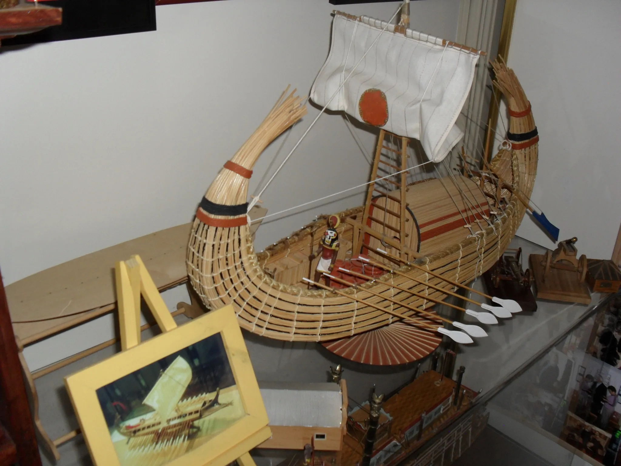 The Egyptian Ra: Reed hull detail