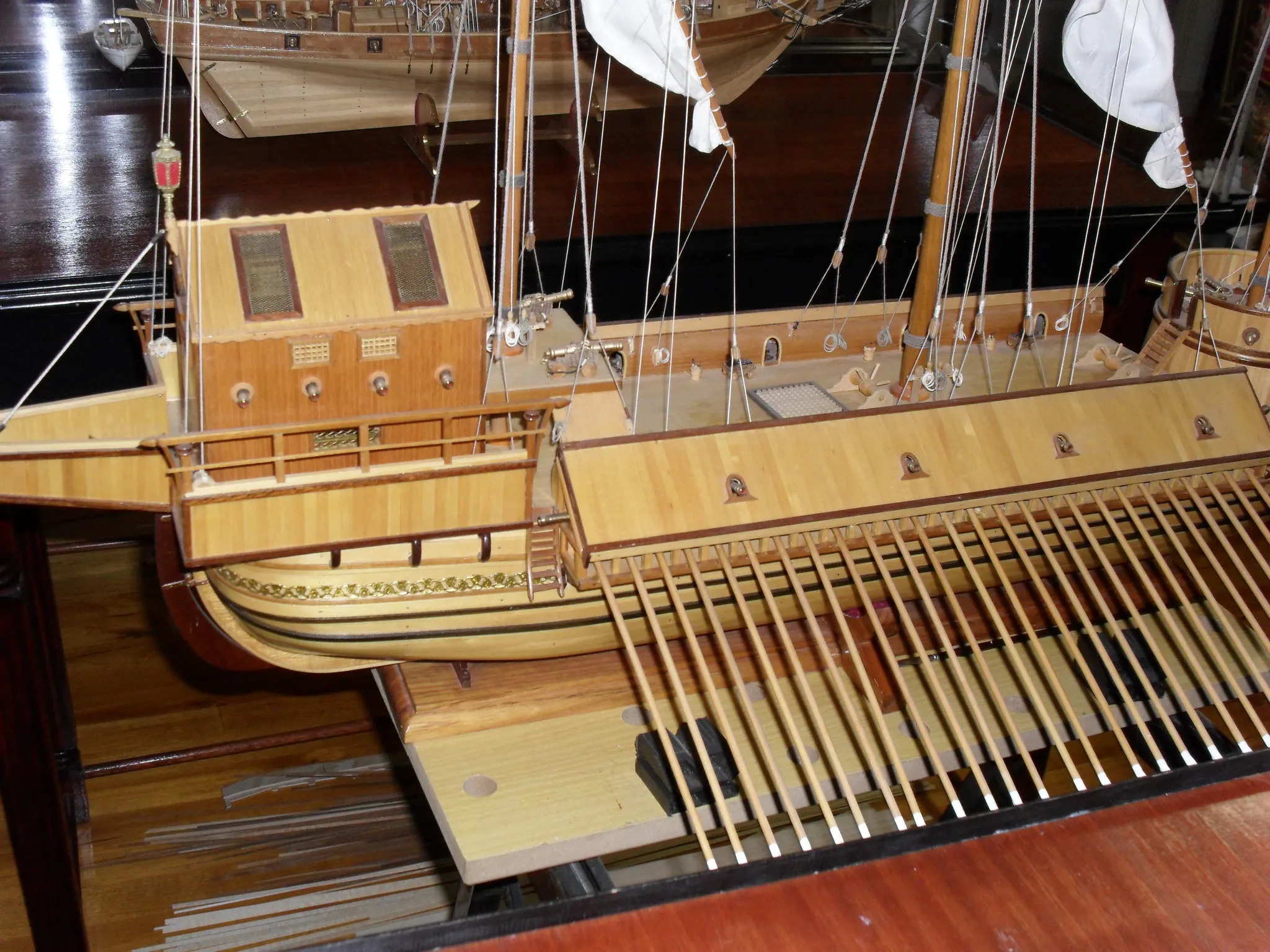 The Galleass: Deck detail