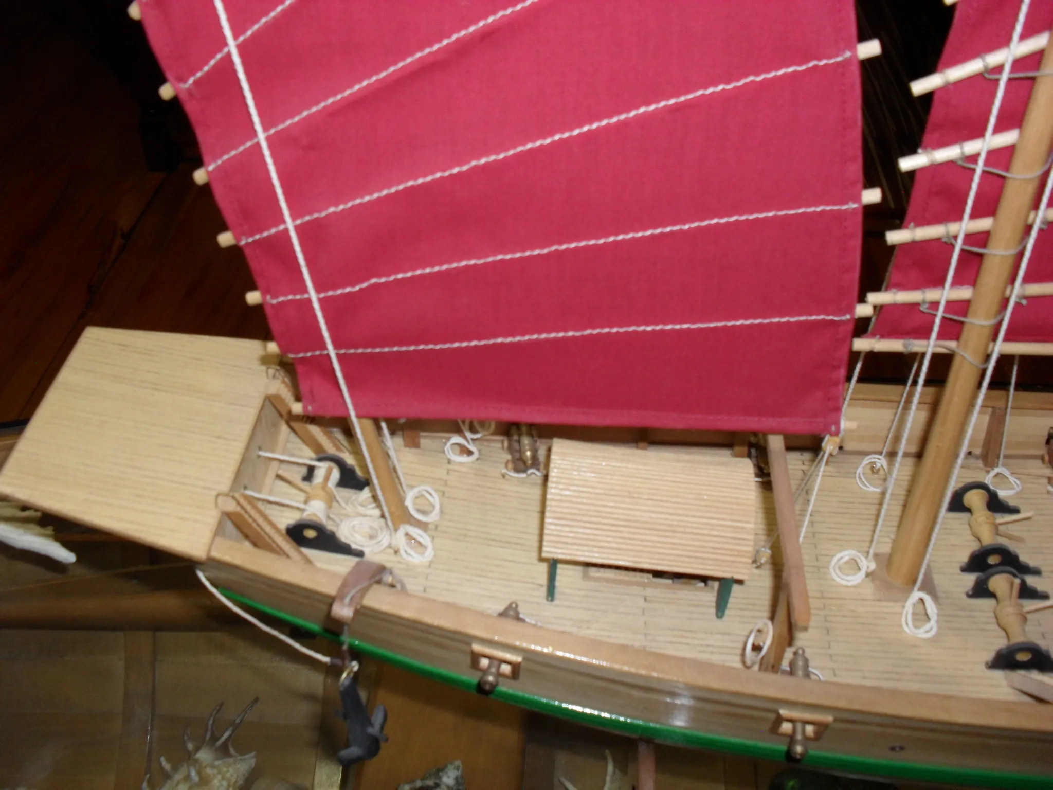 The Chinese Junk: Deck detail