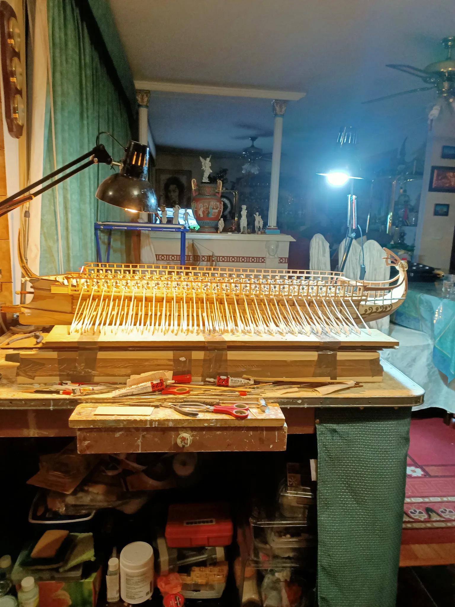 The Penteris (Work in Progress): On the kitchen bench
