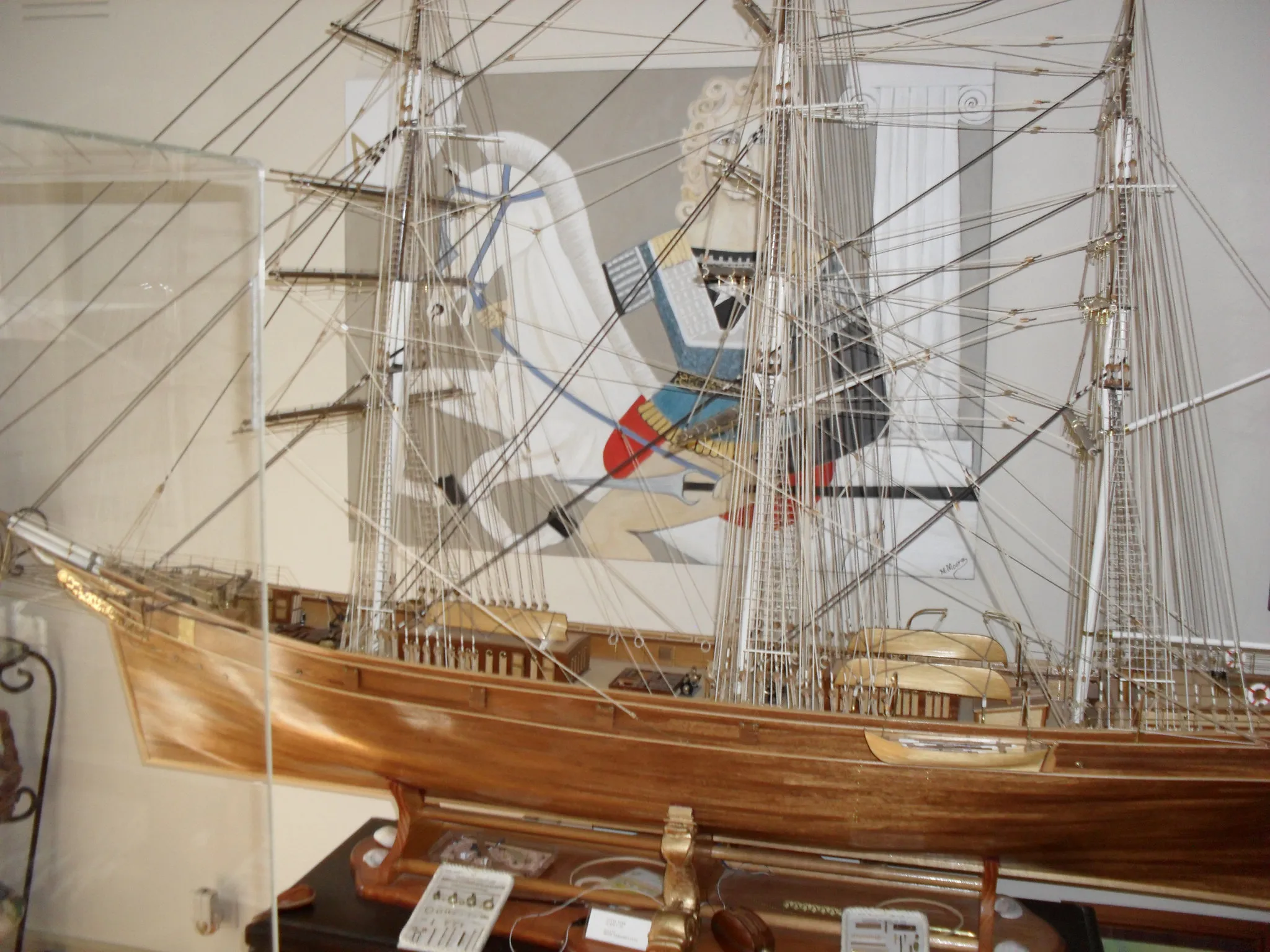 The Cutty Sark: Port side