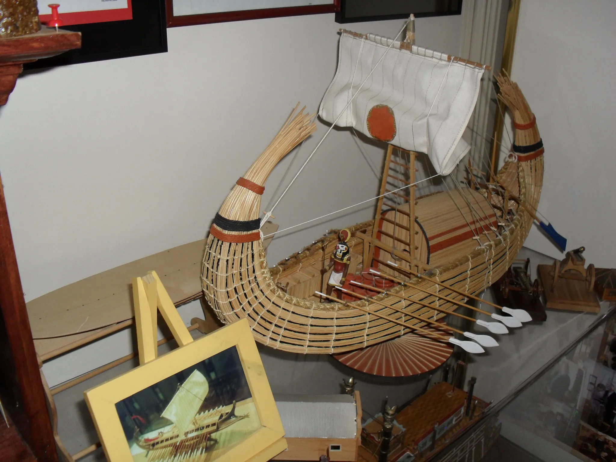 The Egyptian Ra: Reed hull detail