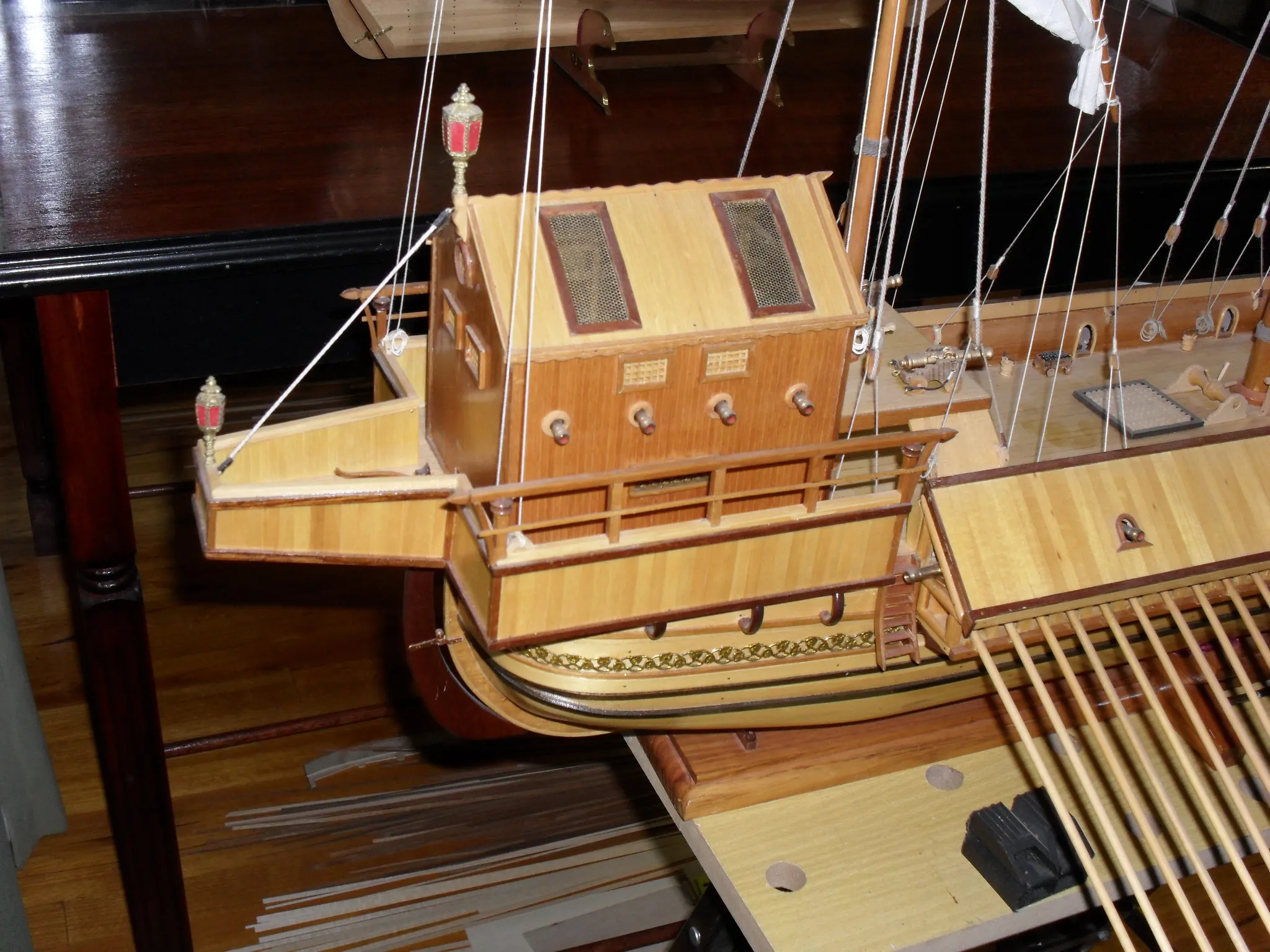 The Galleass: Deck detail