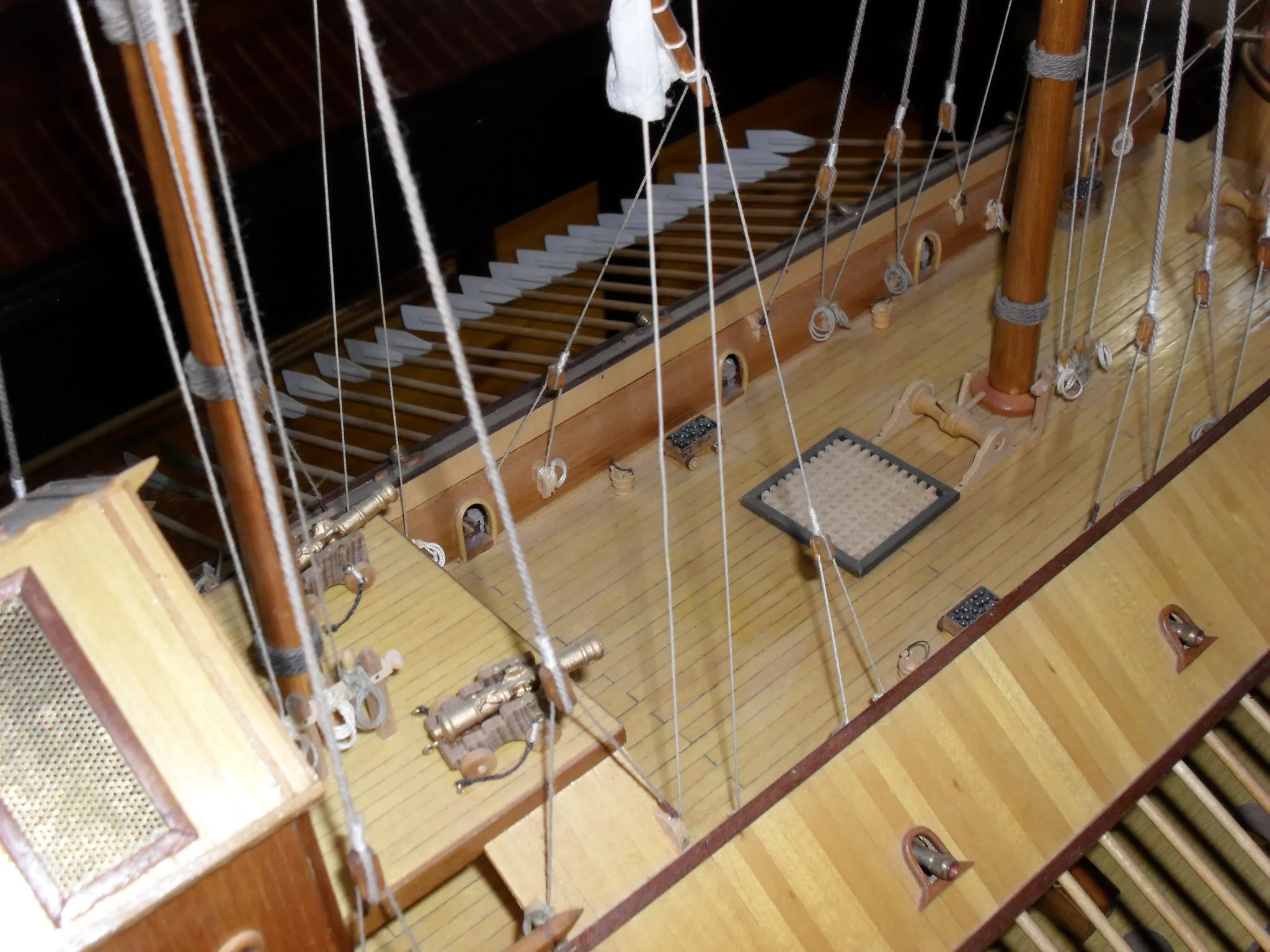 The Galleass: Deck detail