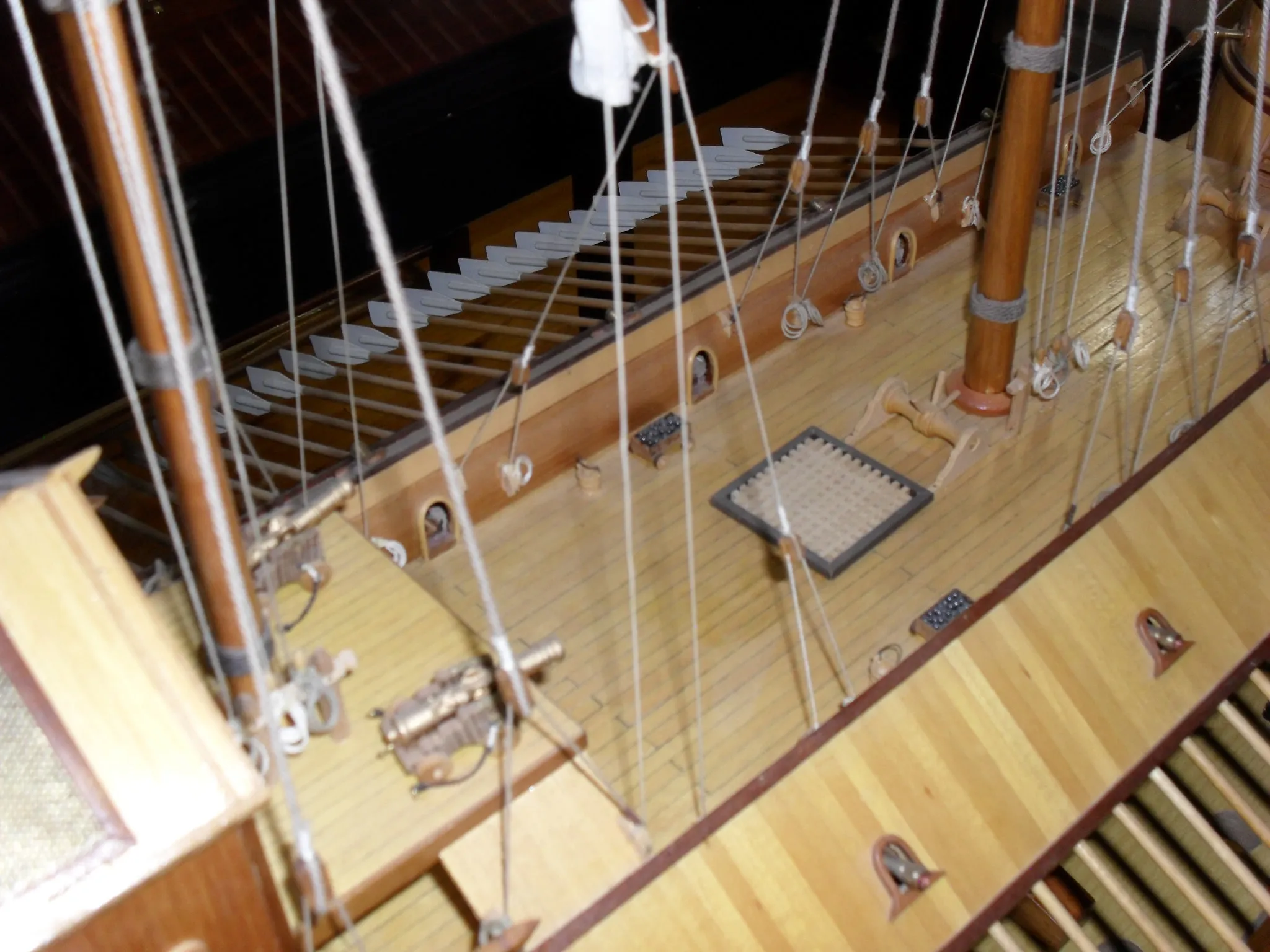 The Galleass: Deck detail