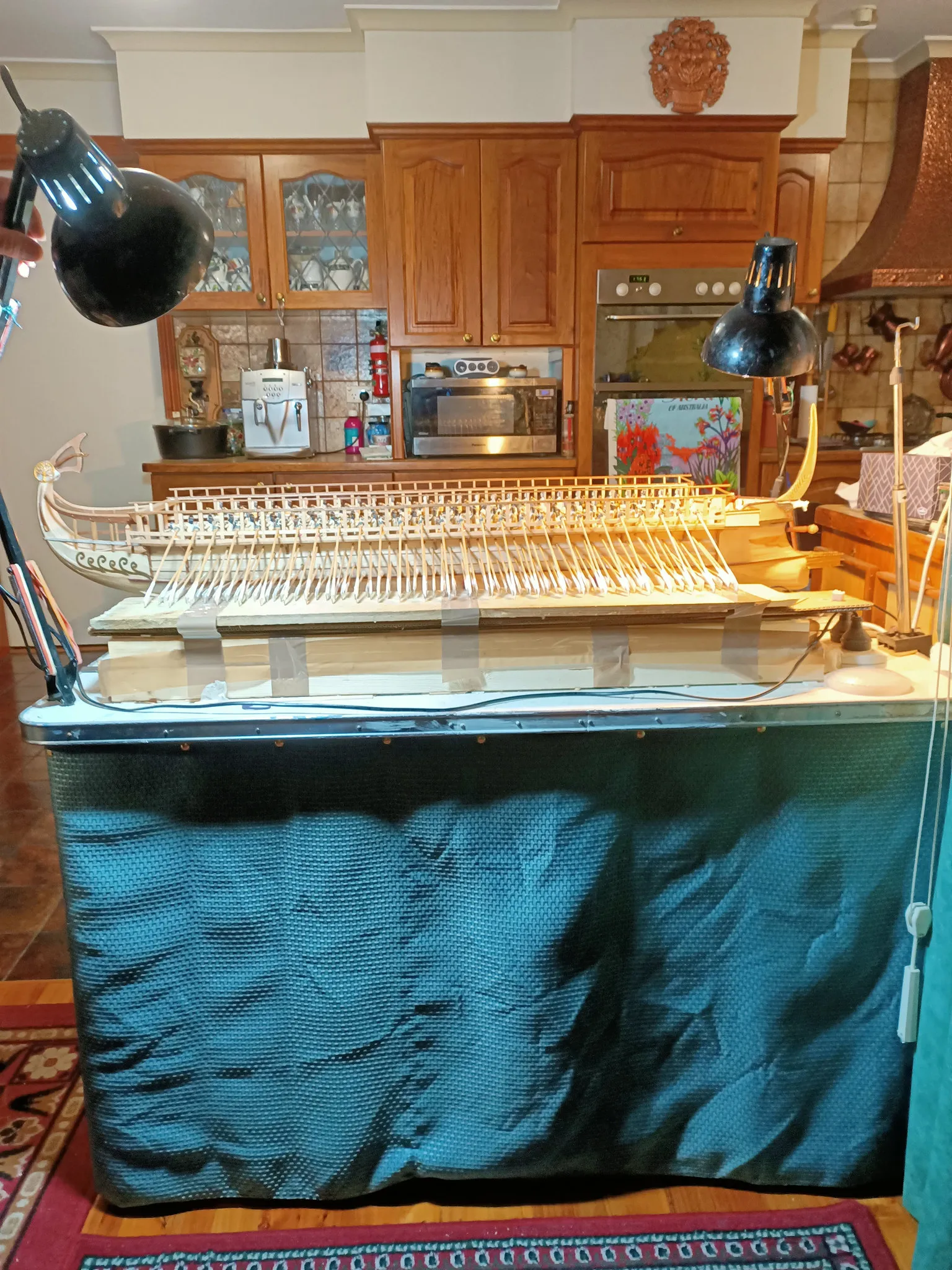 The Penteris (Work in Progress): On the kitchen bench