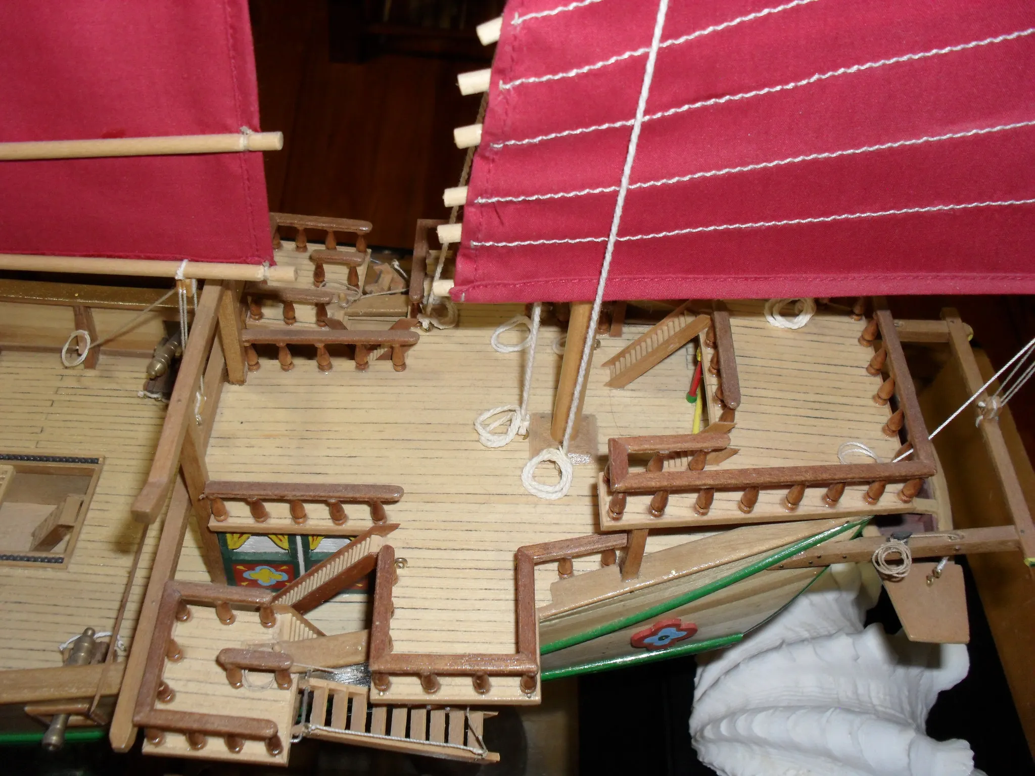 The Chinese Junk: Stern deck