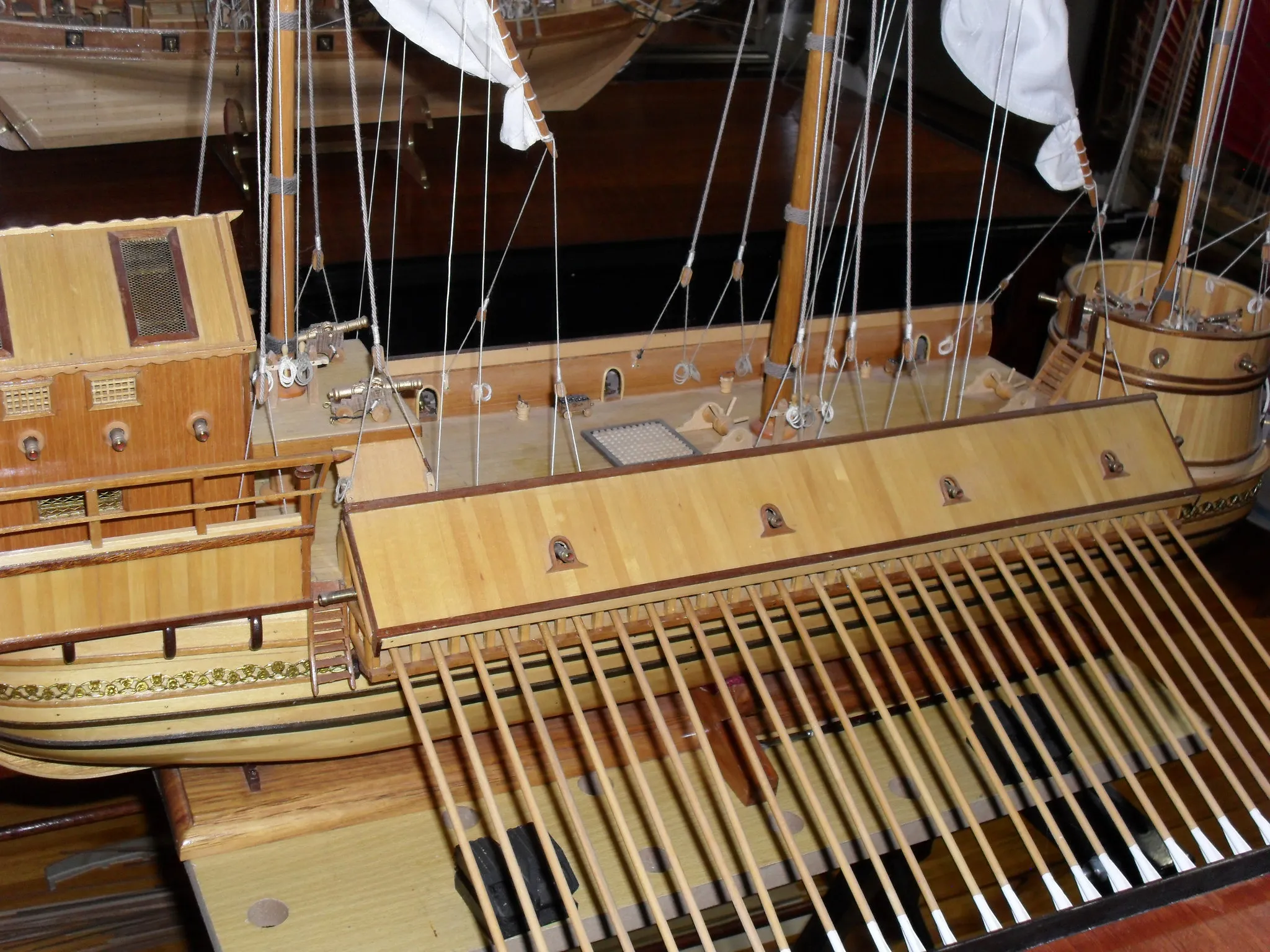The Galleass: Deck detail