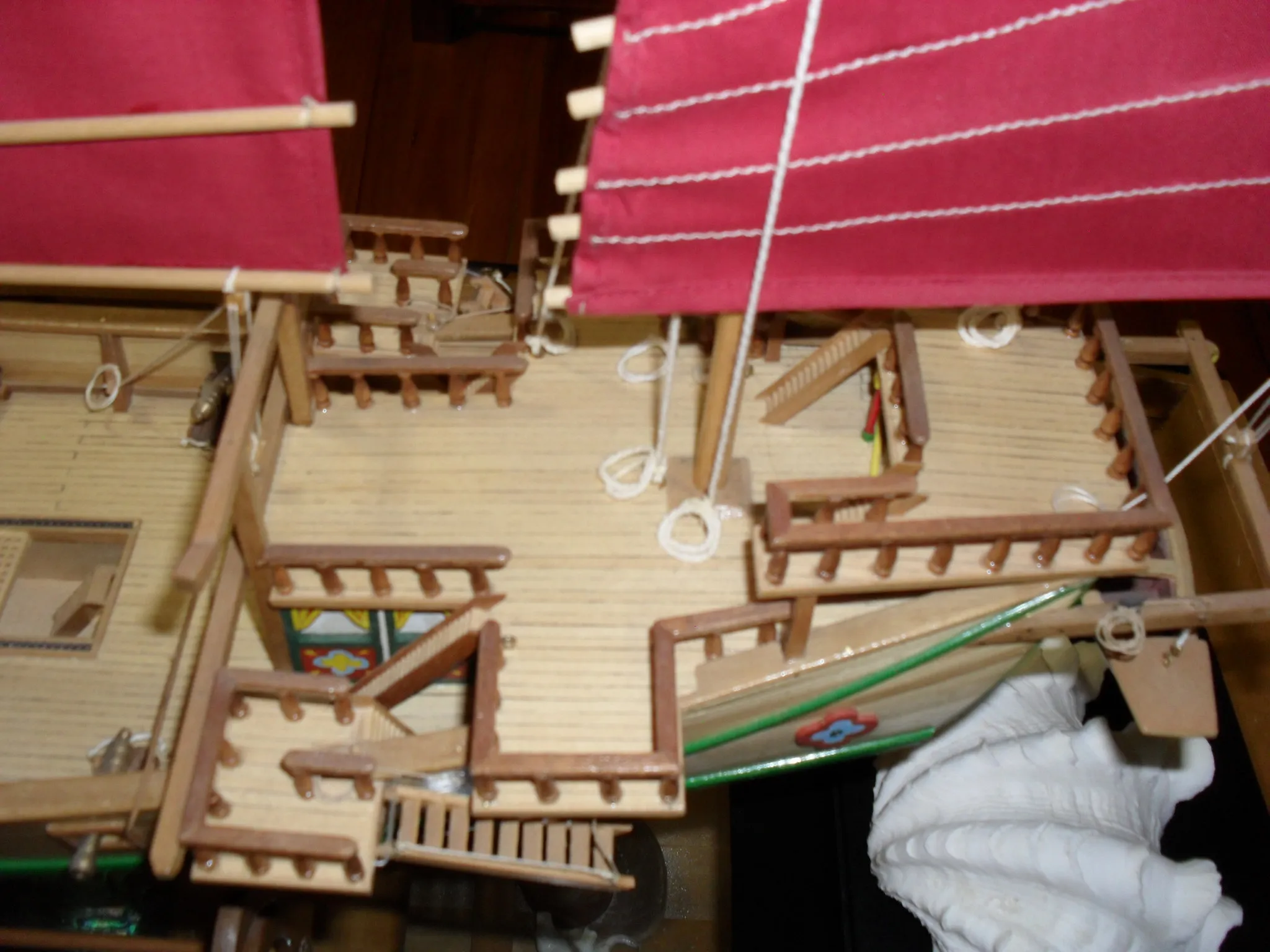 The Chinese Junk: Stern deck