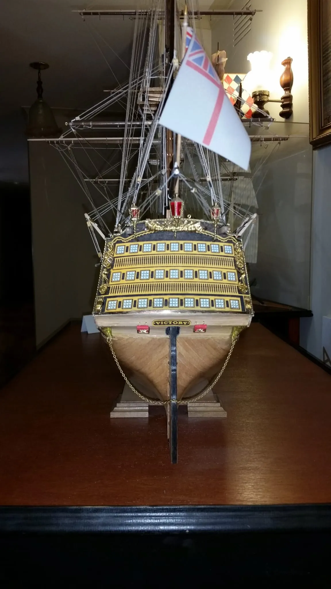HMS Victory: Stern view