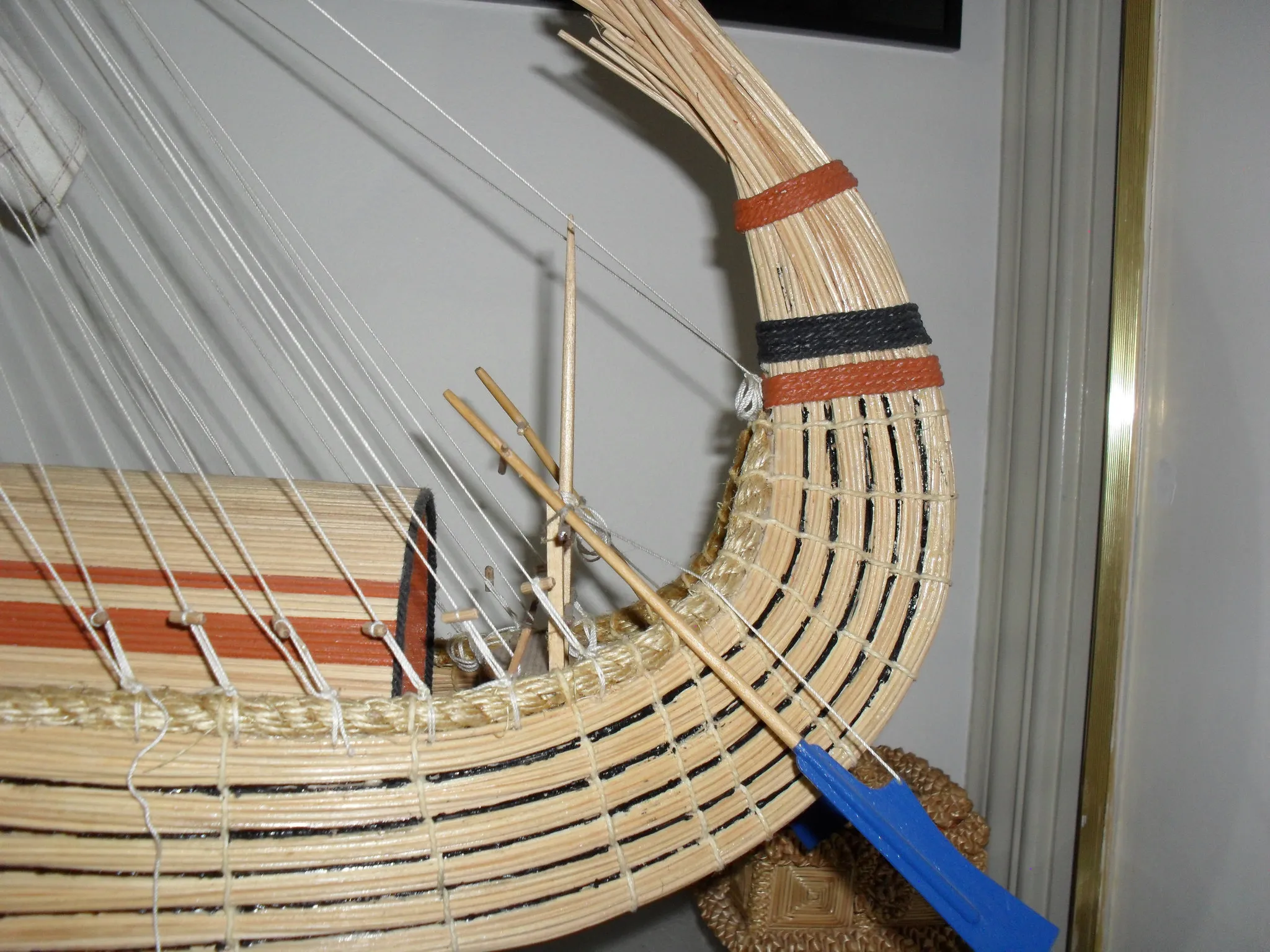 The Egyptian Ra: Reed hull detail