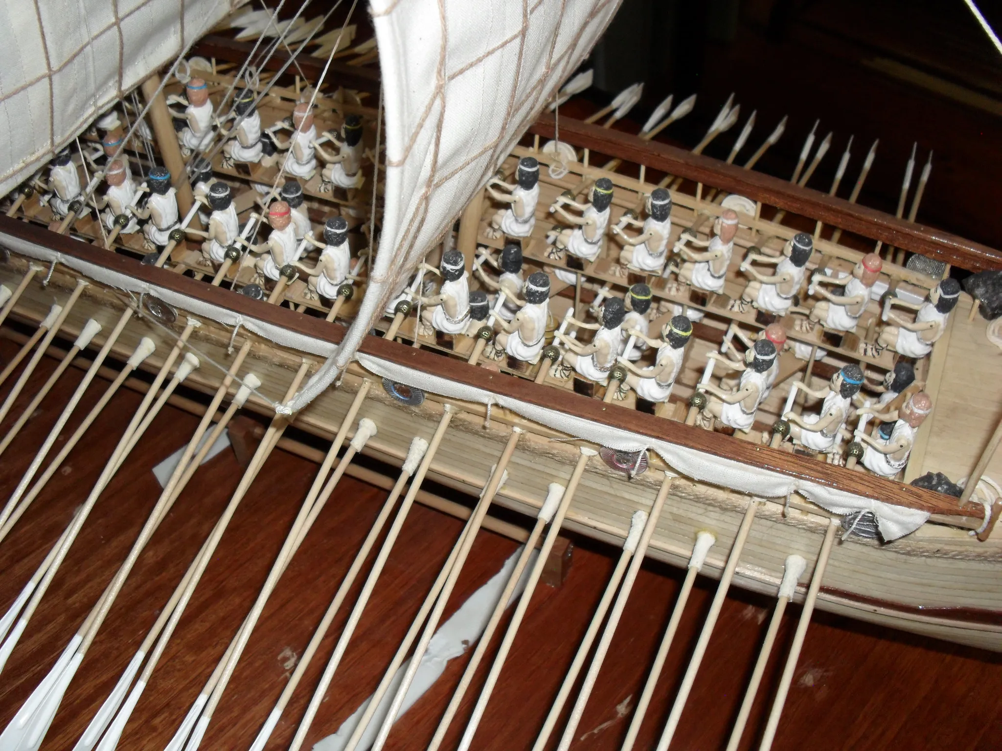 The Hekatontoros (Bireme): Rowers