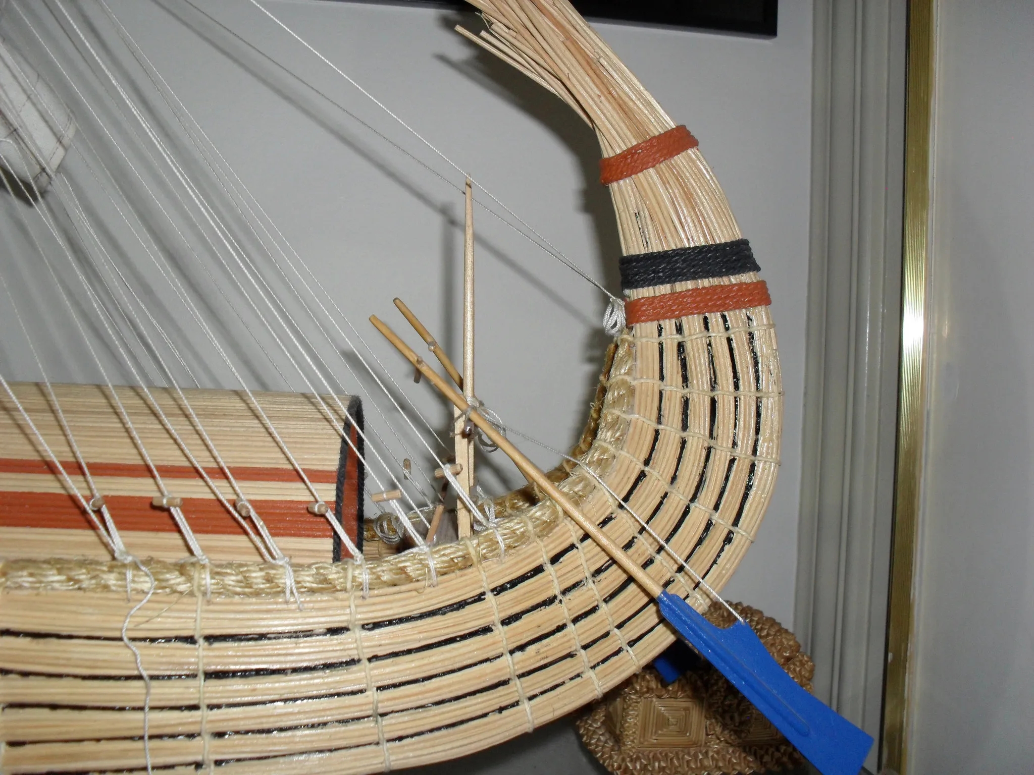 The Egyptian Ra: Reed hull detail