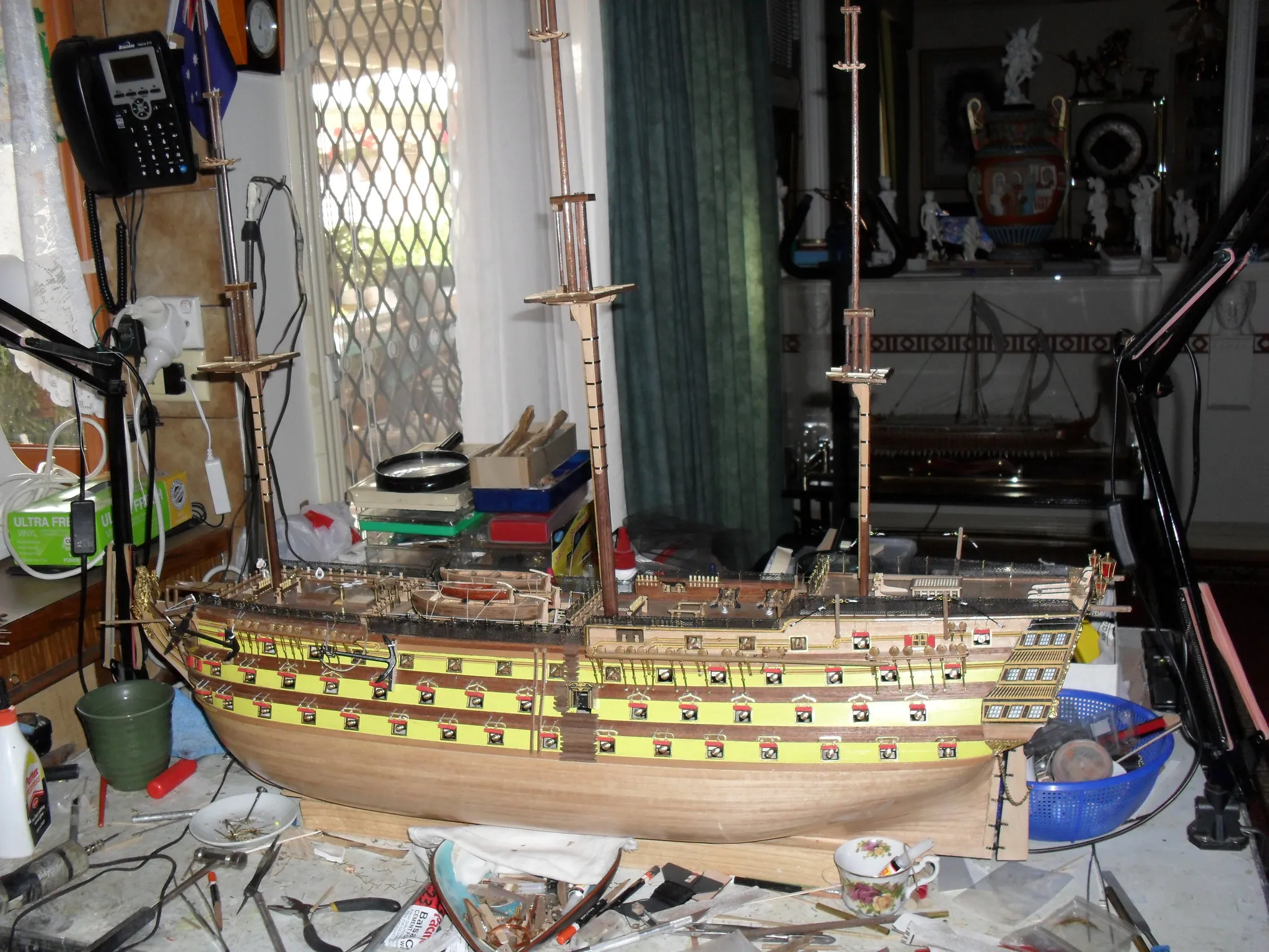 HMS Victory: Under construction