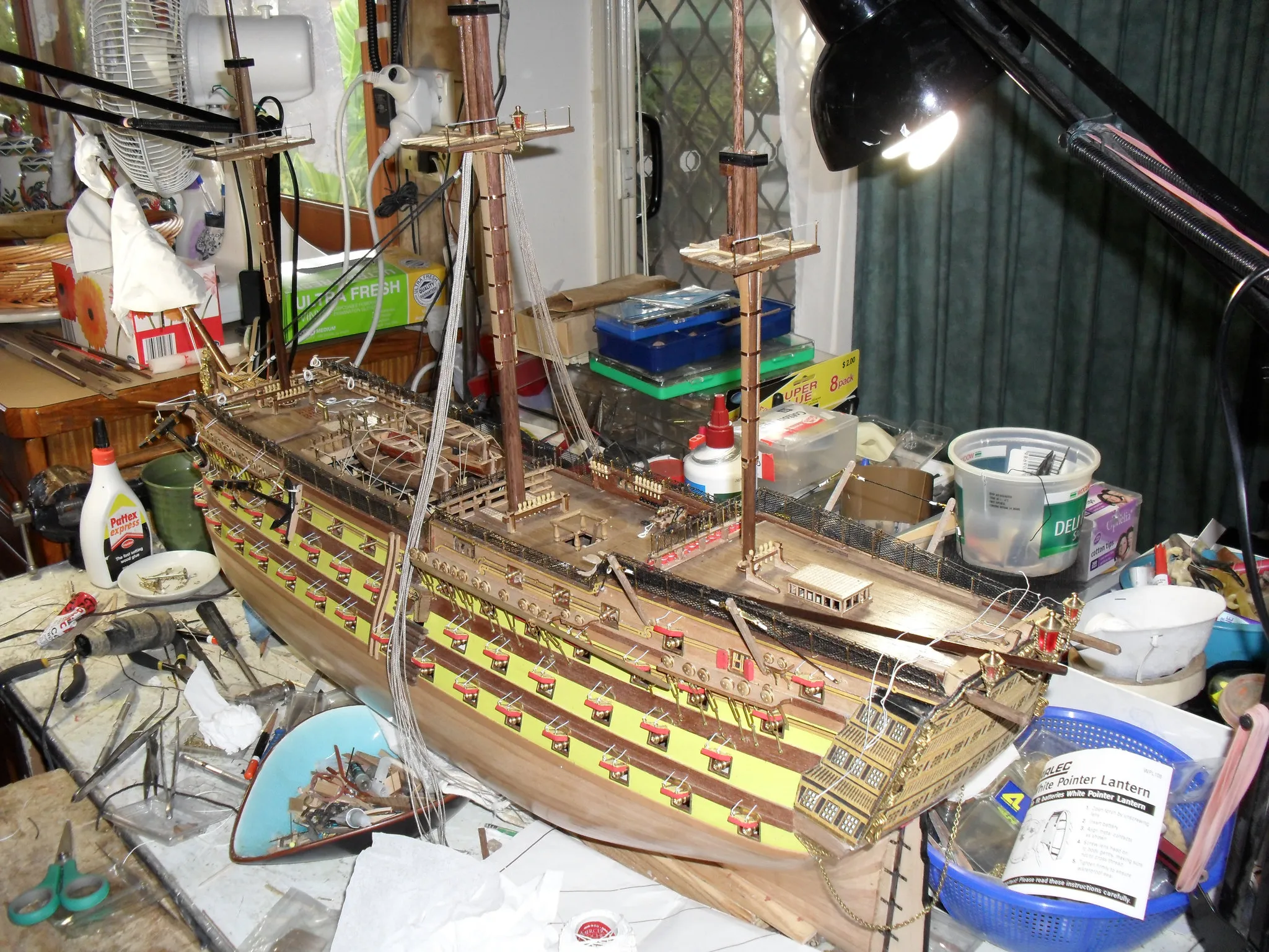 HMS Victory: Under construction