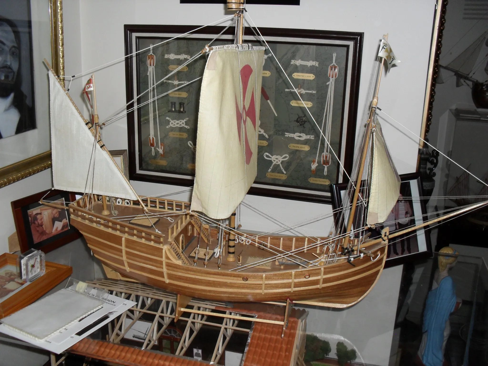 La Pinta: Three quarter view