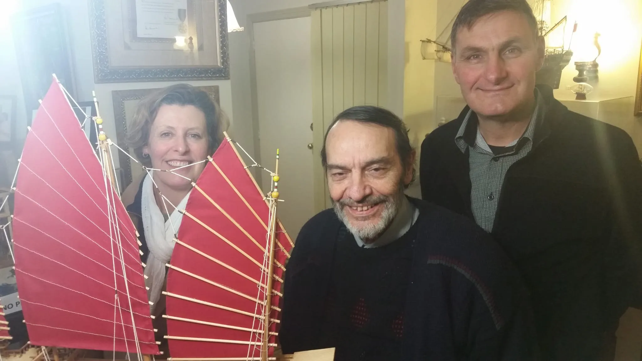 The Chinese Junk: Visitors with Denis