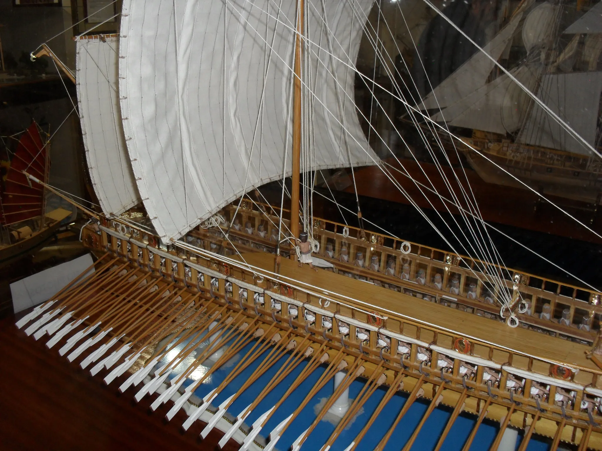 The Athenian Trireme: Sails