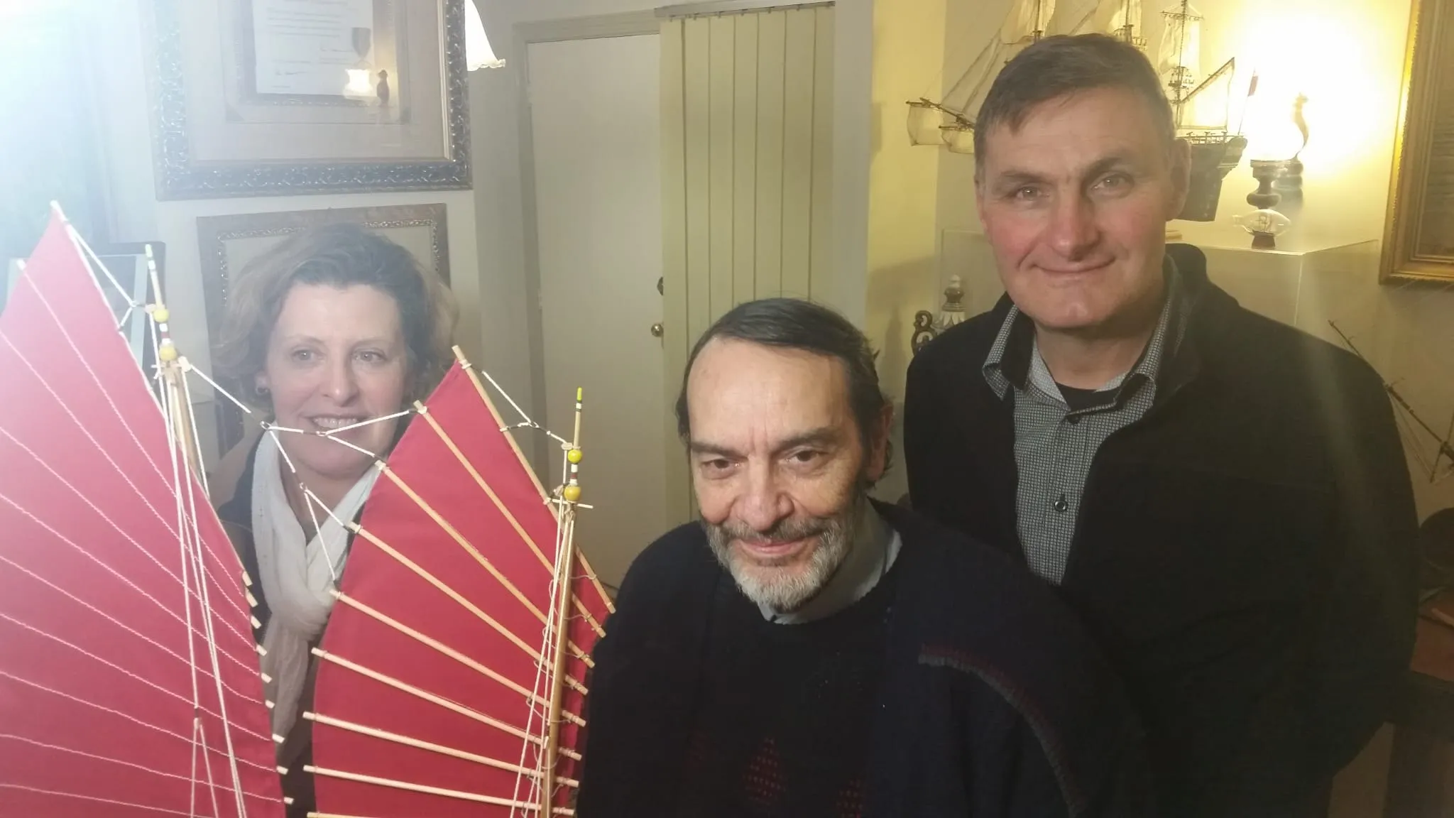 The Chinese Junk: Visitors with Denis