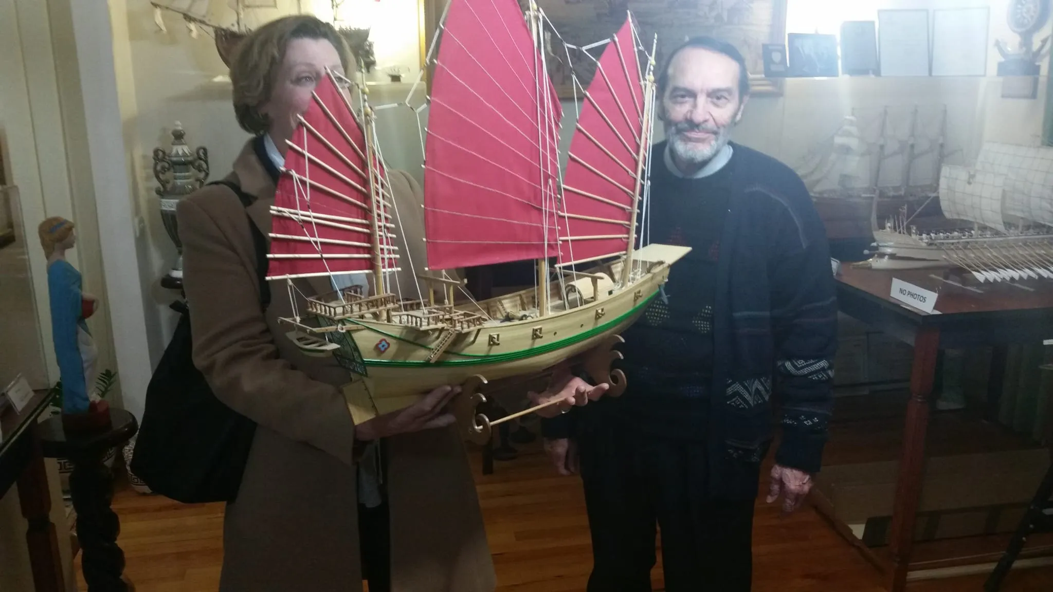 The Chinese Junk: Visitors with Denis
