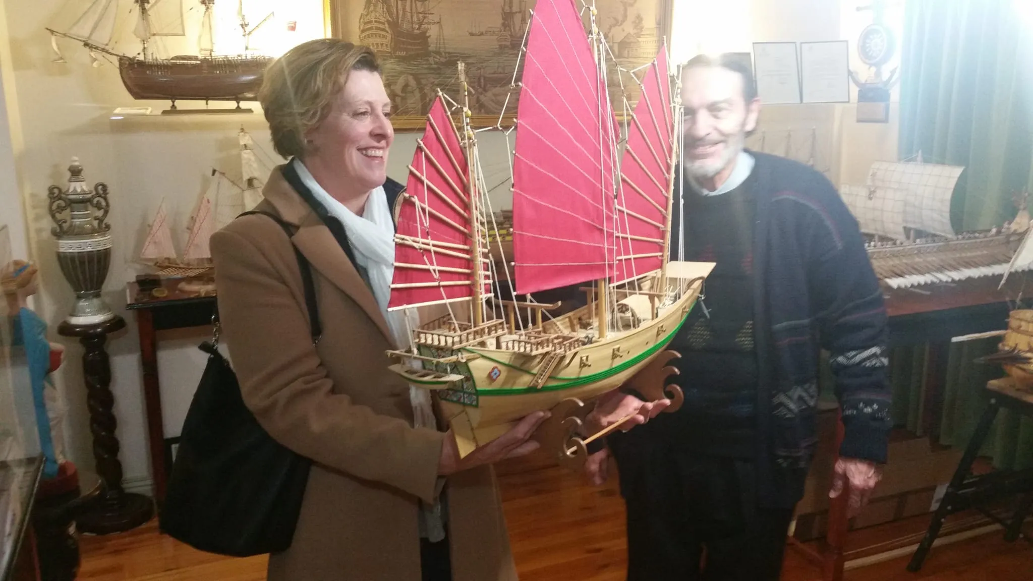 The Chinese Junk: Visitors with Denis